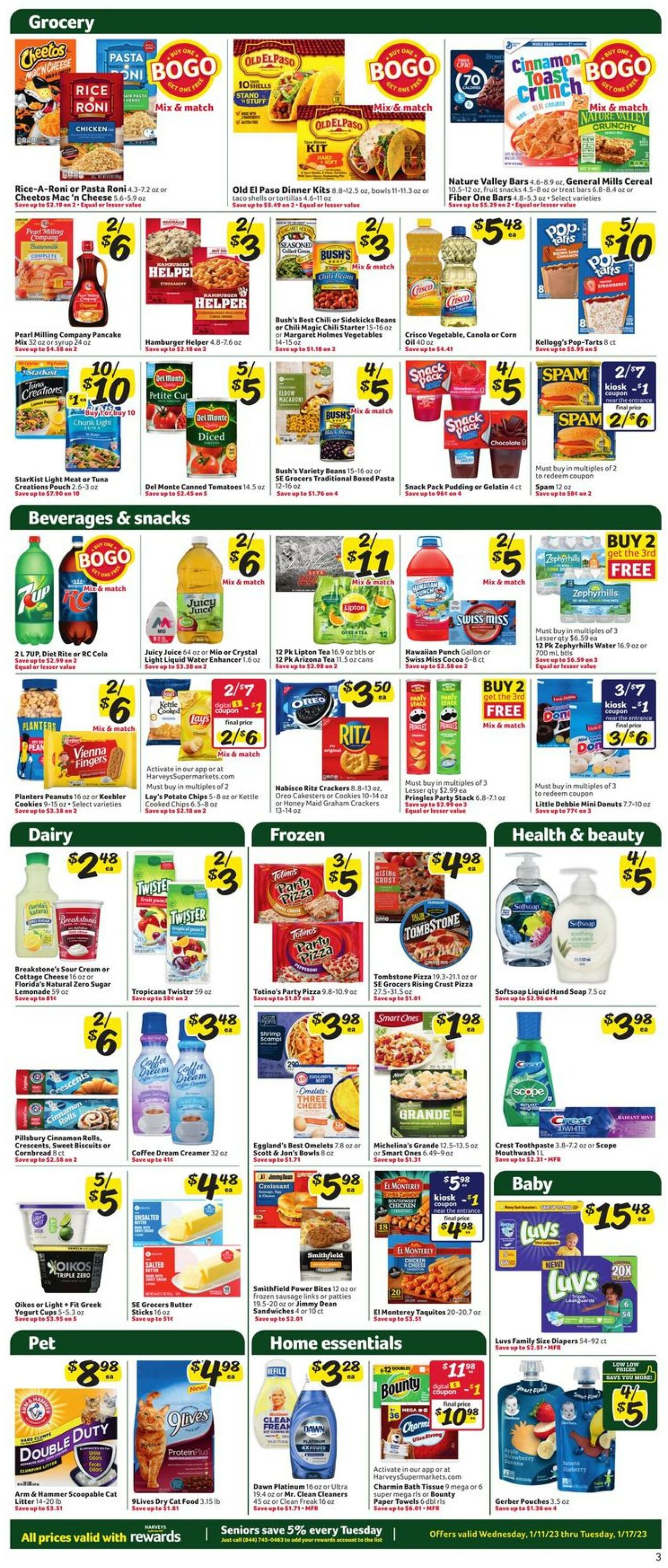 Harveys Supermarket Weekly Ad Circular - valid 01/11-01/17/2023 (Page 5)