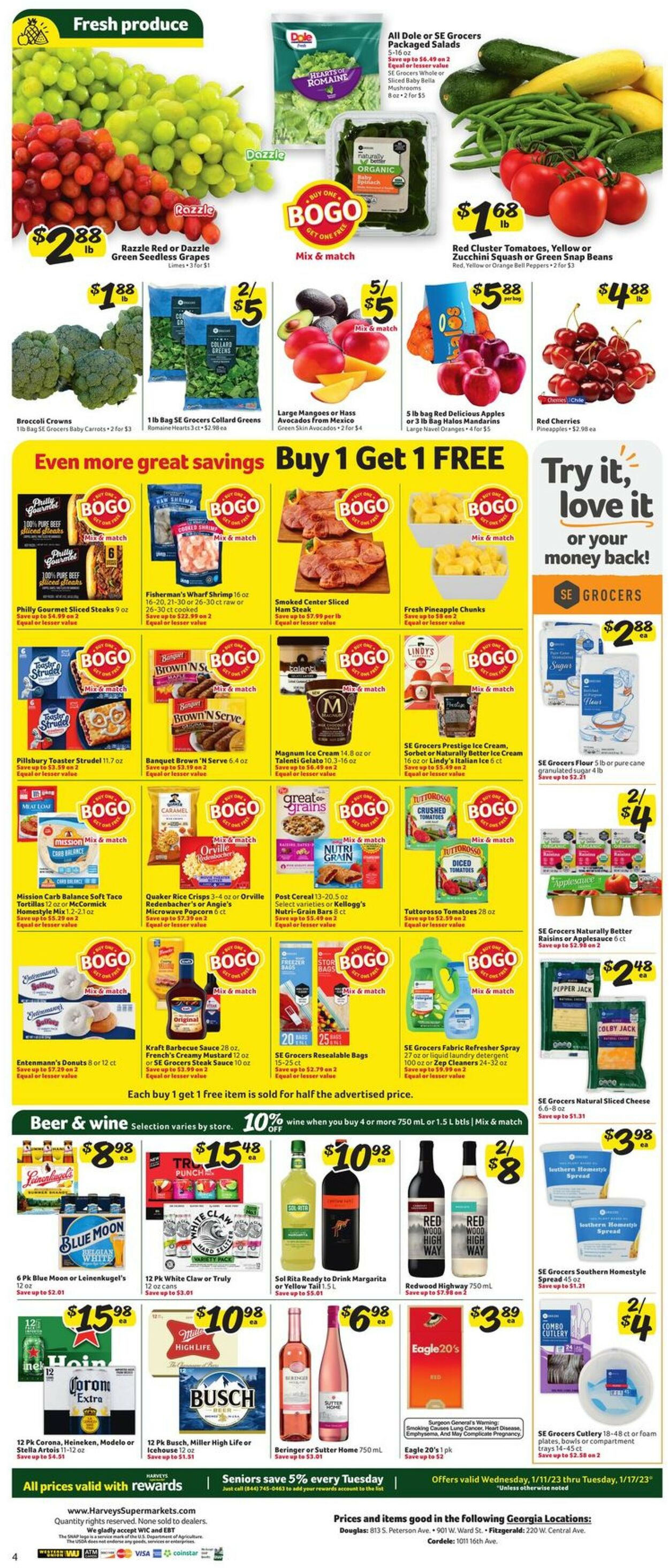 Harveys Supermarket Weekly Ad Circular - valid 01/11-01/17/2023 (Page 8)