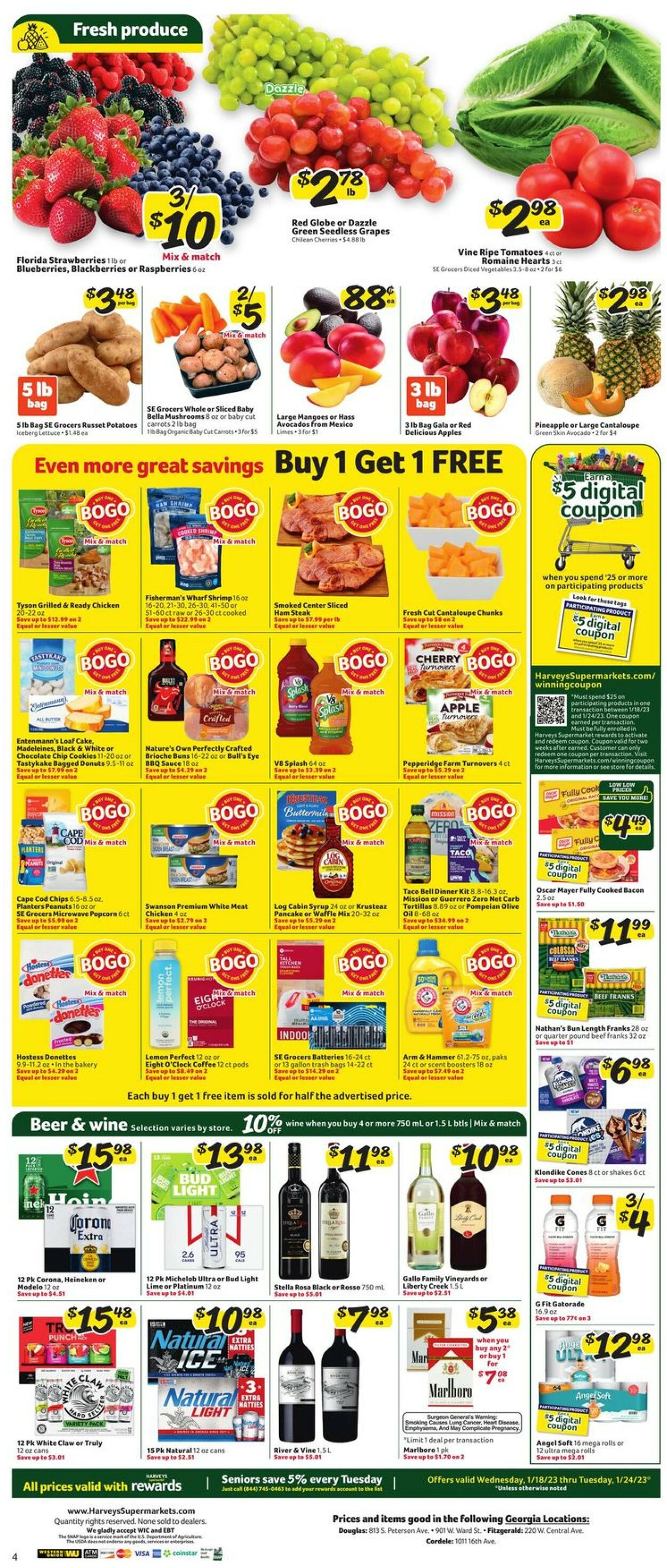 Harveys Supermarket Weekly Ad Circular - valid 01/18-01/24/2023 (Page 10)