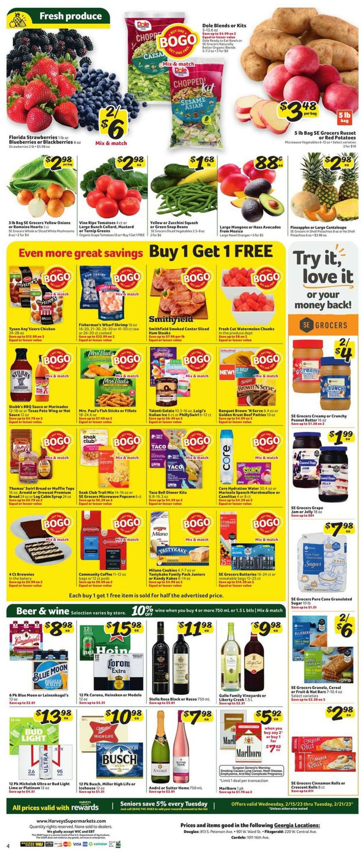 Harveys Supermarket Weekly Ad Circular - valid 02/15-02/21/2023 (Page 8)