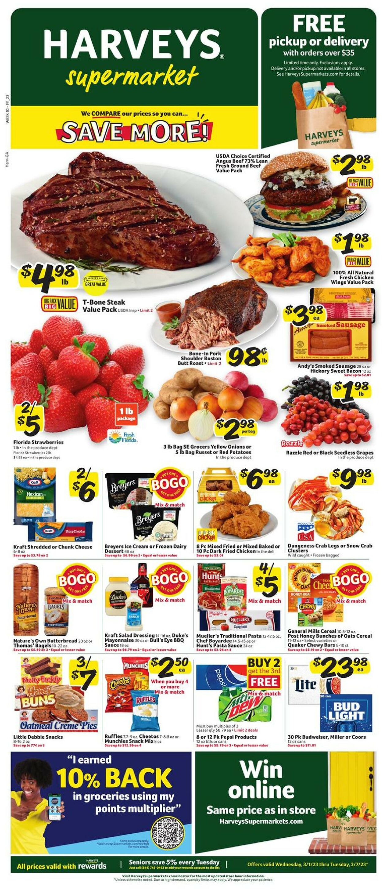 Harveys Supermarket Weekly Ad Circular - valid 03/01-03/07/2023 (Page 2)