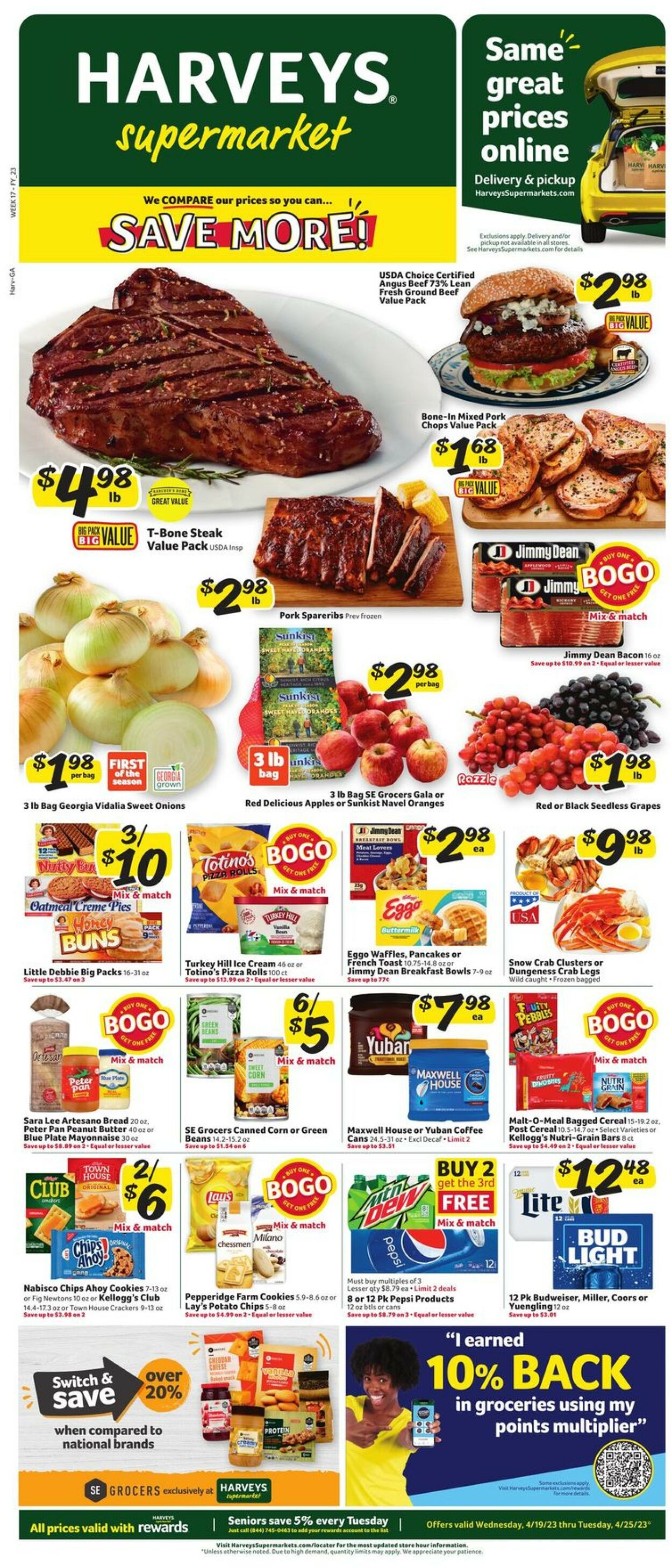 Harveys Supermarket Weekly Ad Circular - valid 04/19-04/25/2023 (Page 2)