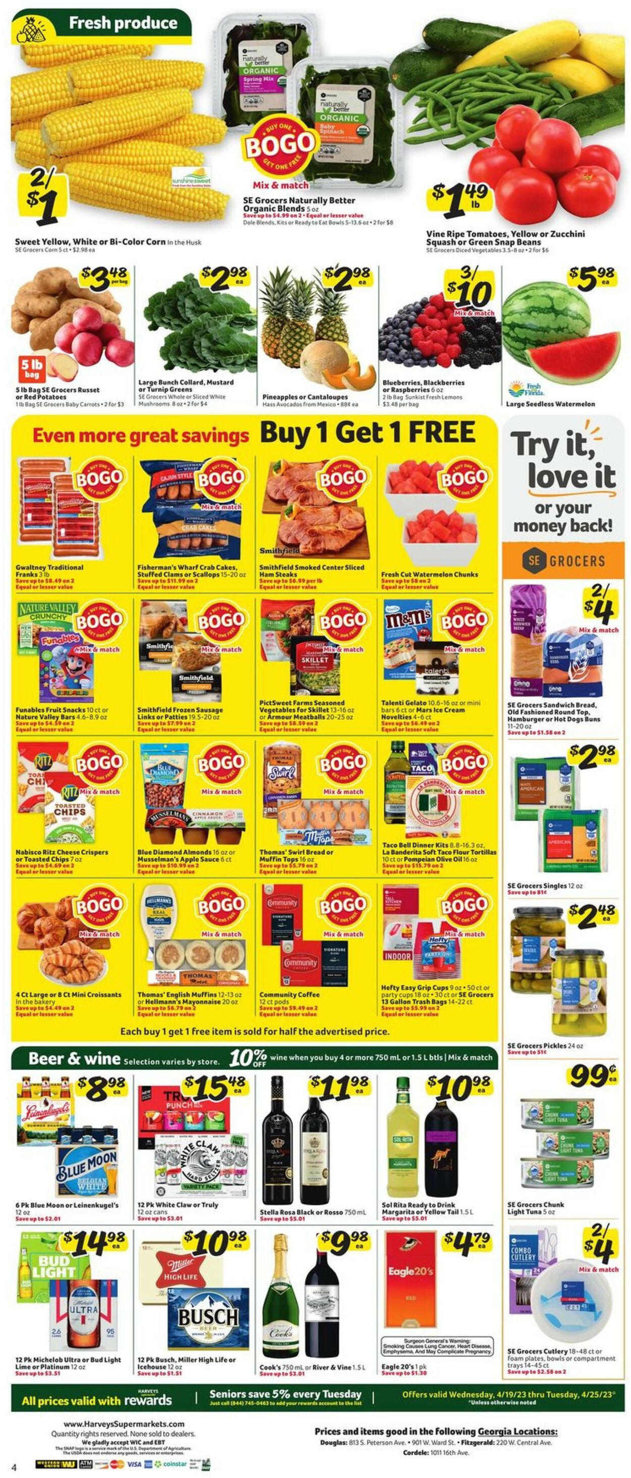 Harveys Supermarket Weekly Ad Circular - valid 04/19-04/25/2023 (Page 8)