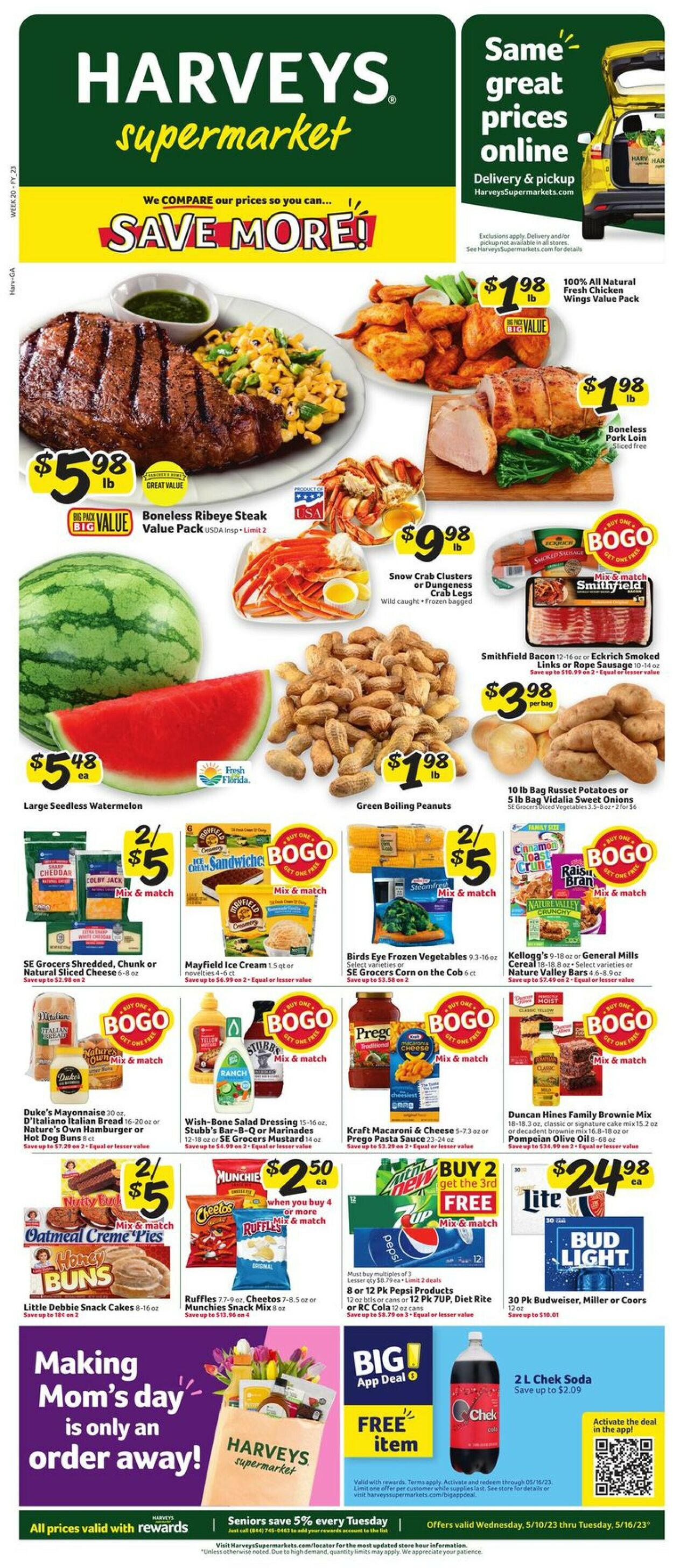 Harveys Supermarket Weekly Ad Circular - valid 05/10-05/16/2023 (Page 2)