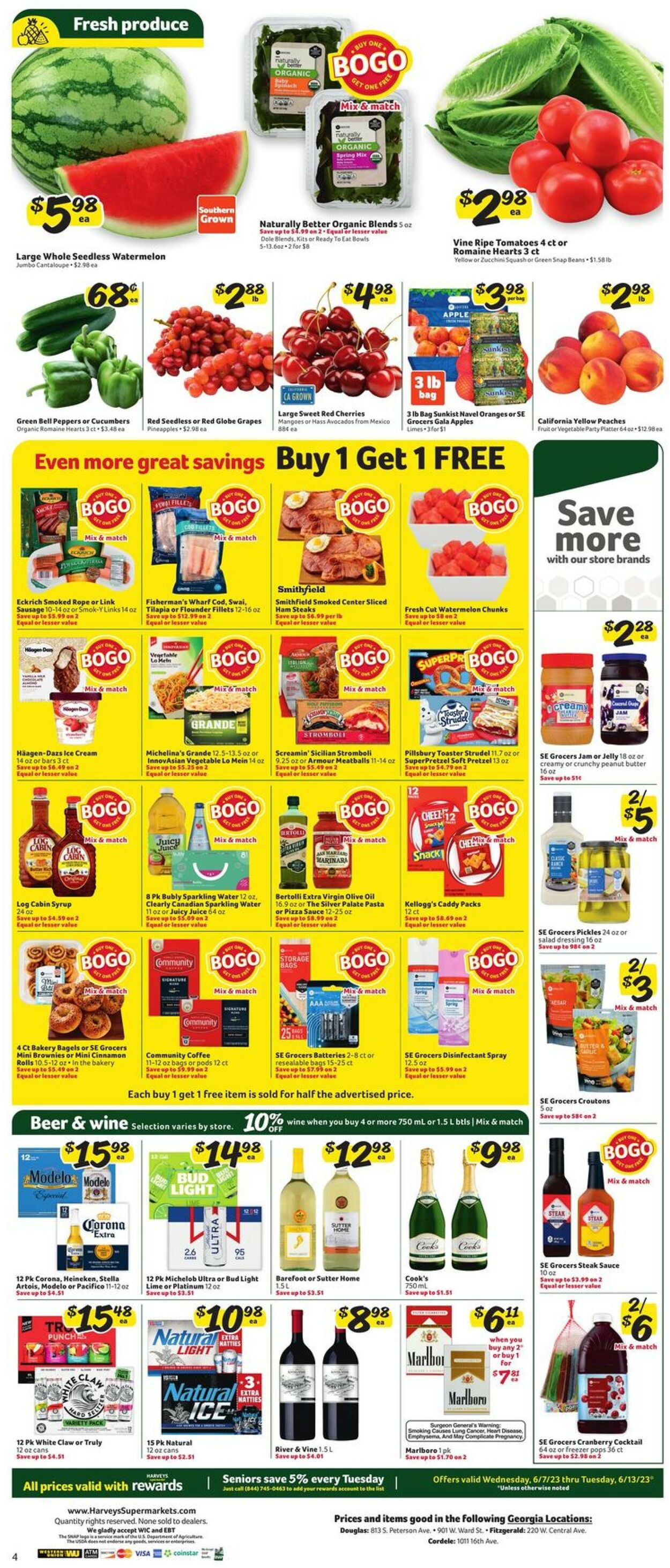 Harveys Supermarket Weekly Ad Circular - valid 06/07-06/13/2023 (Page 8)