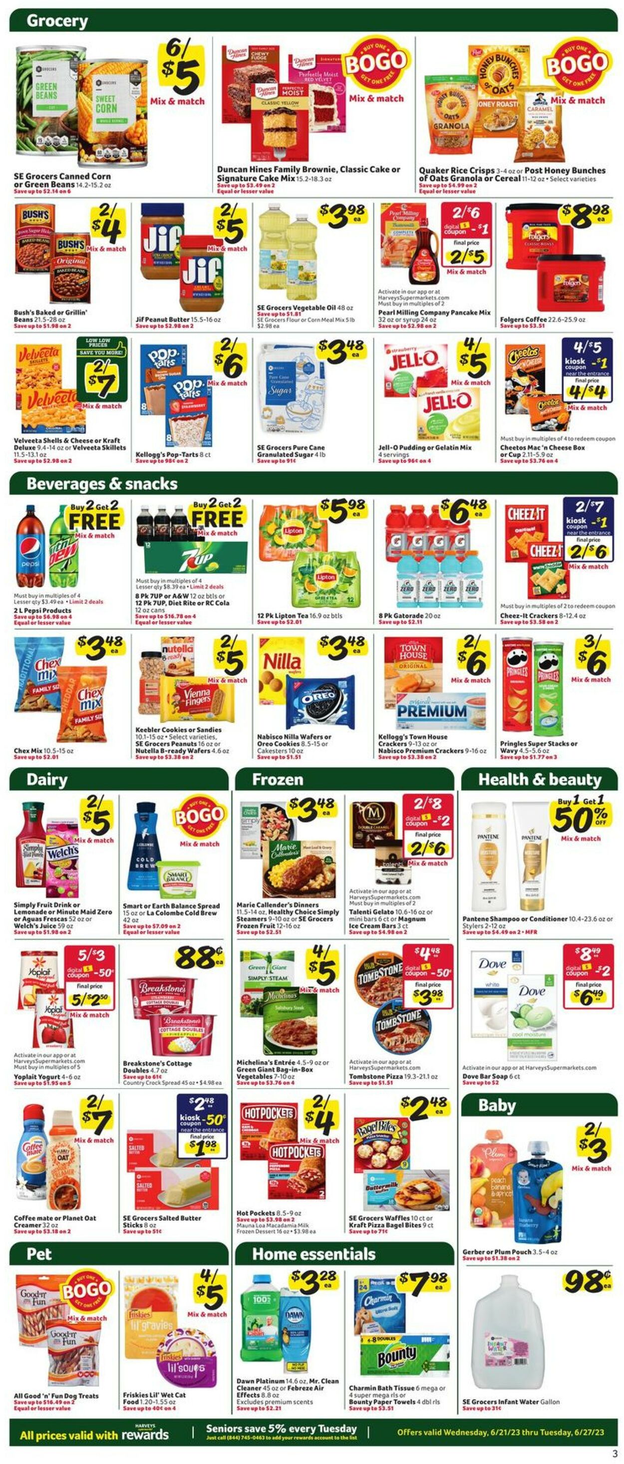 Harveys Supermarket Weekly Ad Circular - valid 06/21-06/27/2023 (Page 6)