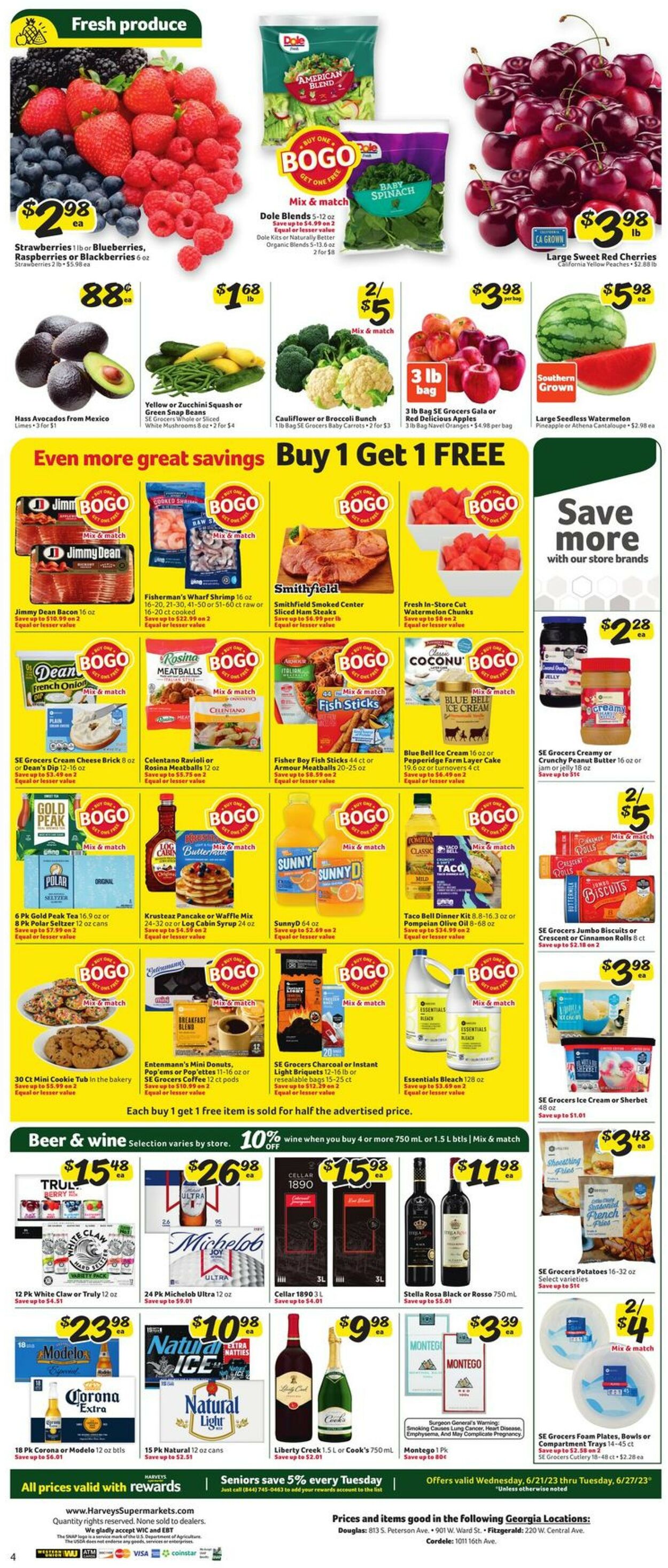 Harveys Supermarket Weekly Ad Circular - valid 06/21-06/27/2023 (Page 9)