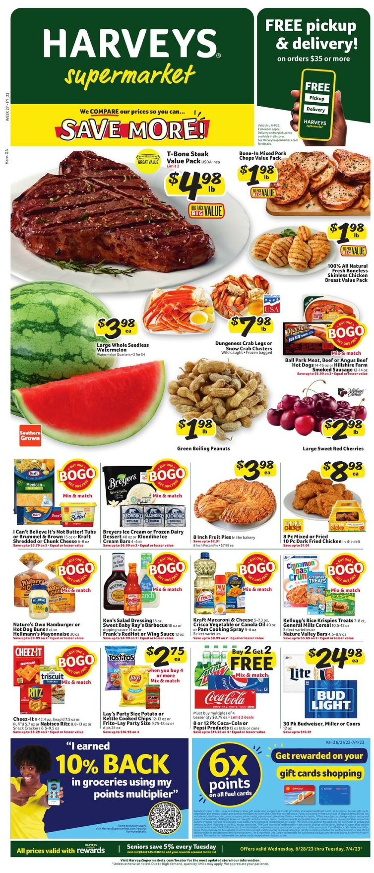Harveys Supermarket Weekly Ad Circular - valid 06/28-07/04/2023 (Page 2)