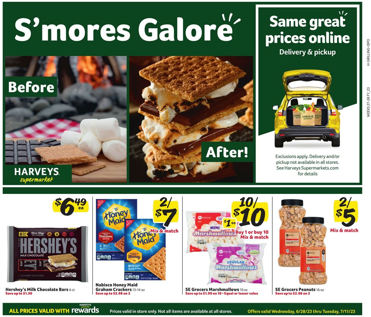 Harveys Supermarket Weekly Ad Circular - valid 06/28-07/11/2023