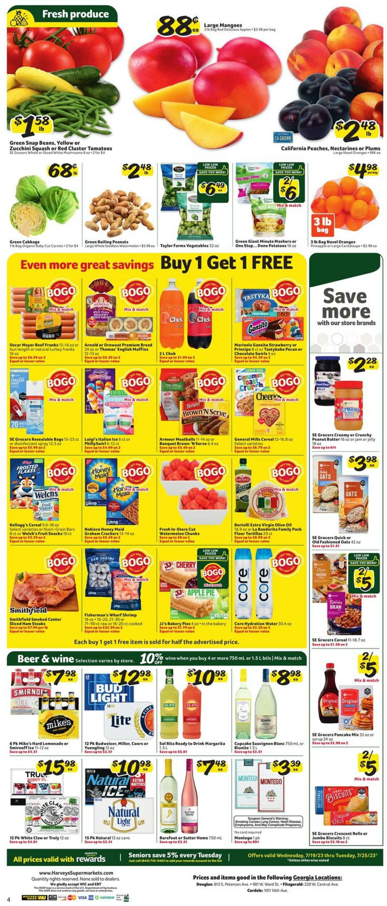 Harveys Supermarket Weekly Ad Circular - valid 07/19-07/25/2023 (Page 6)