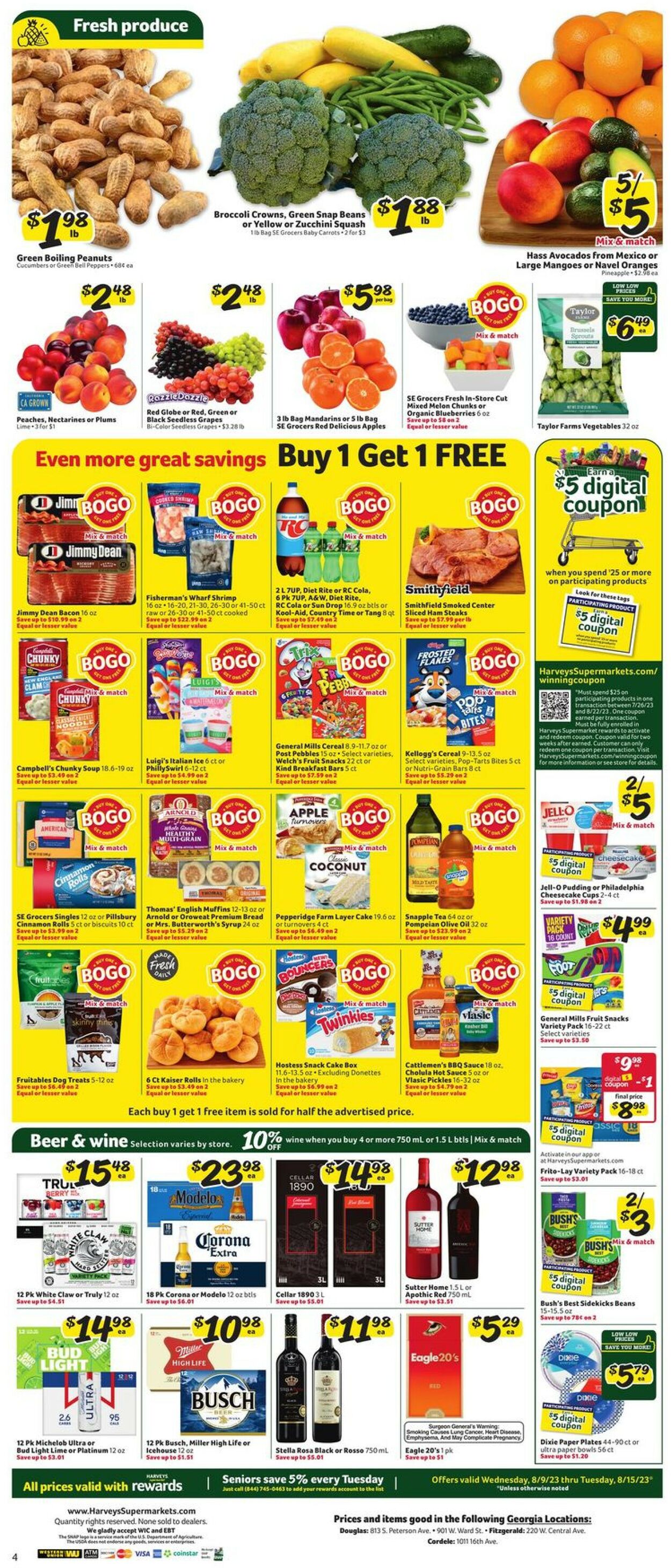 Harveys Supermarket Weekly Ad Circular - valid 08/09-08/15/2023 (Page 9)