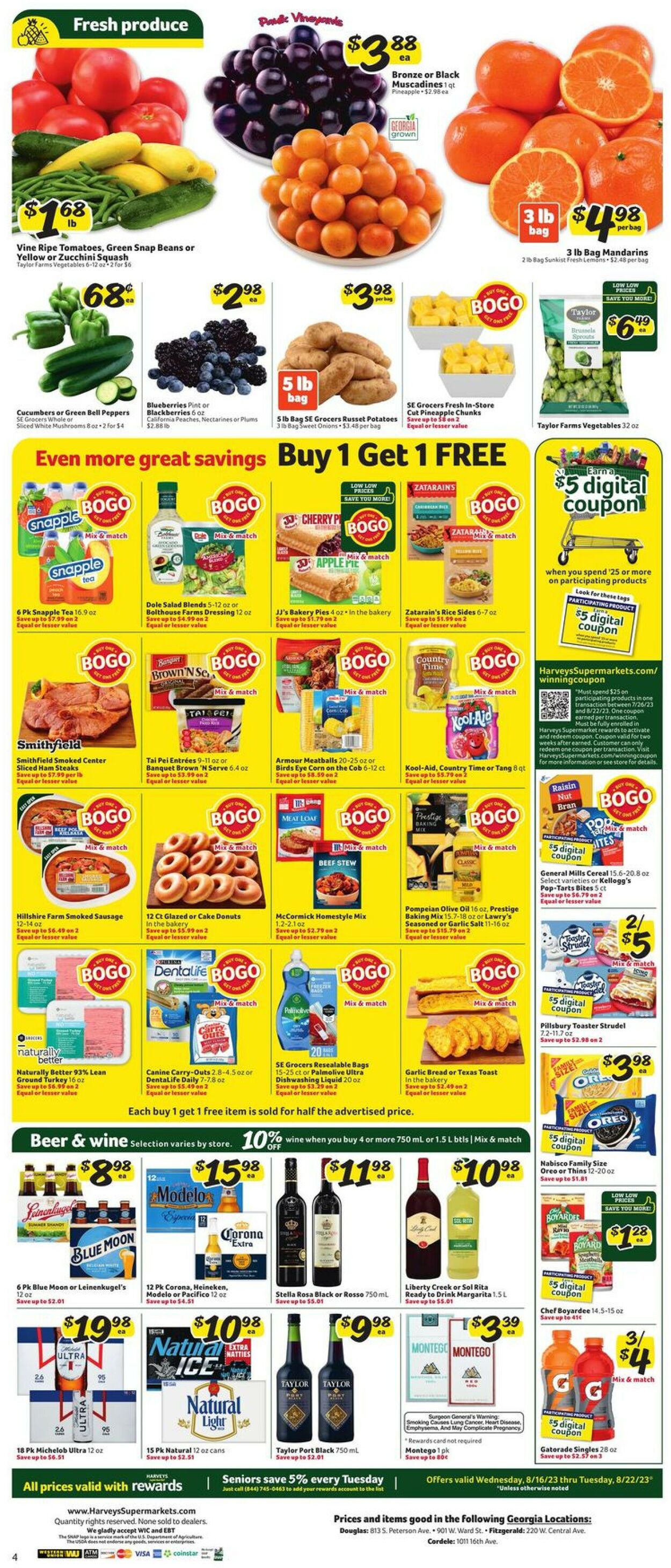 Harveys Supermarket Weekly Ad Circular - valid 08/16-08/22/2023 (Page 9)