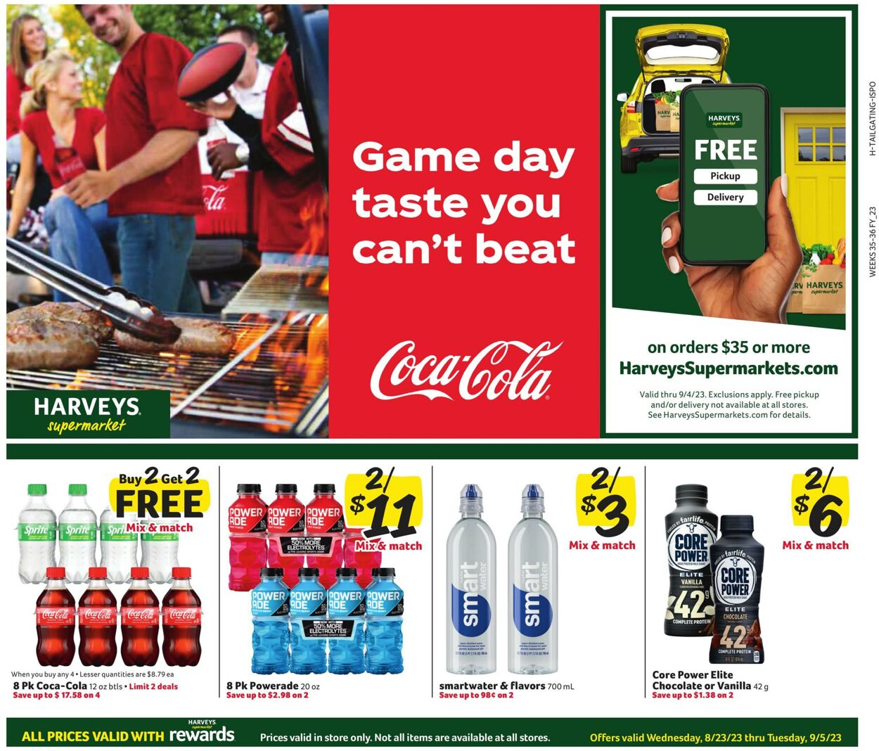 Harveys Supermarket Weekly Ad Circular - valid 08/23-09/05/2023