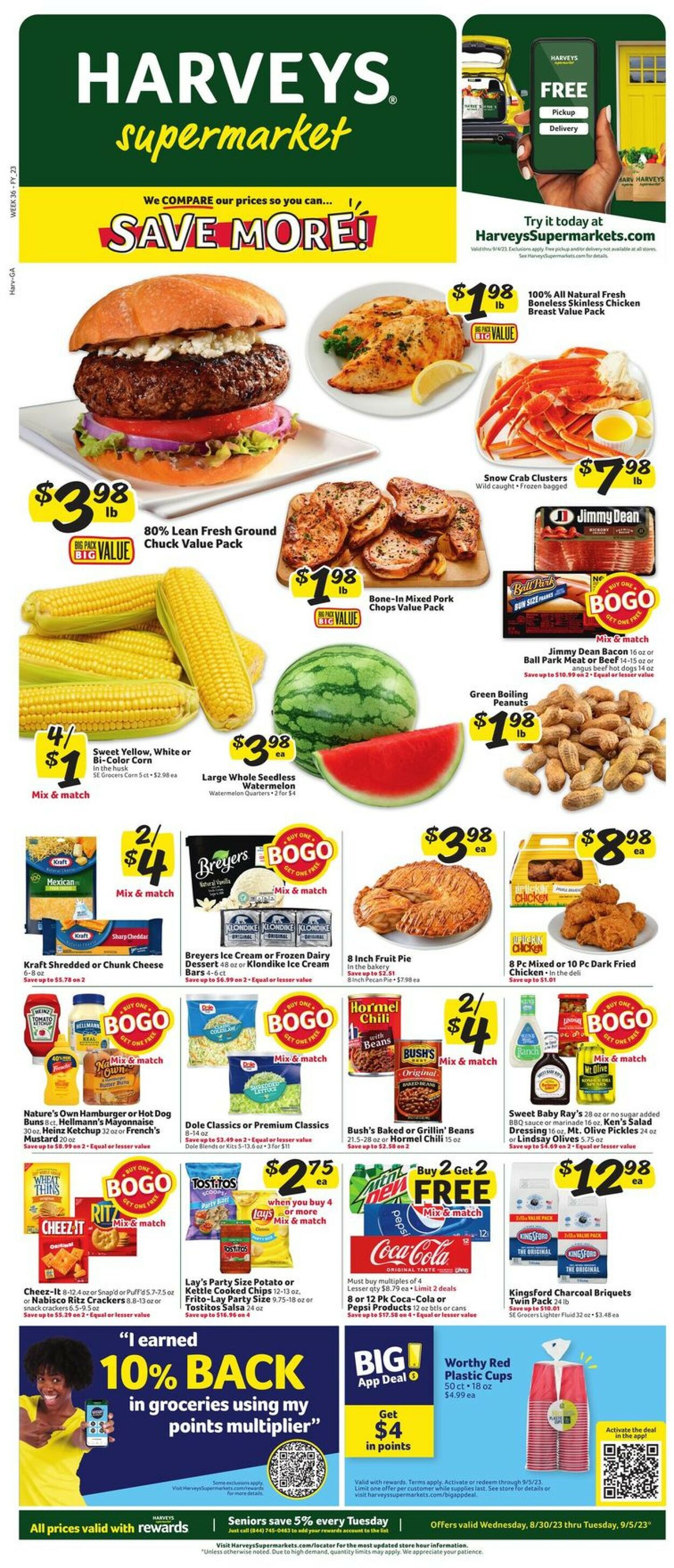Harveys Supermarket Weekly Ad Circular - valid 08/30-09/05/2023 (Page 2)