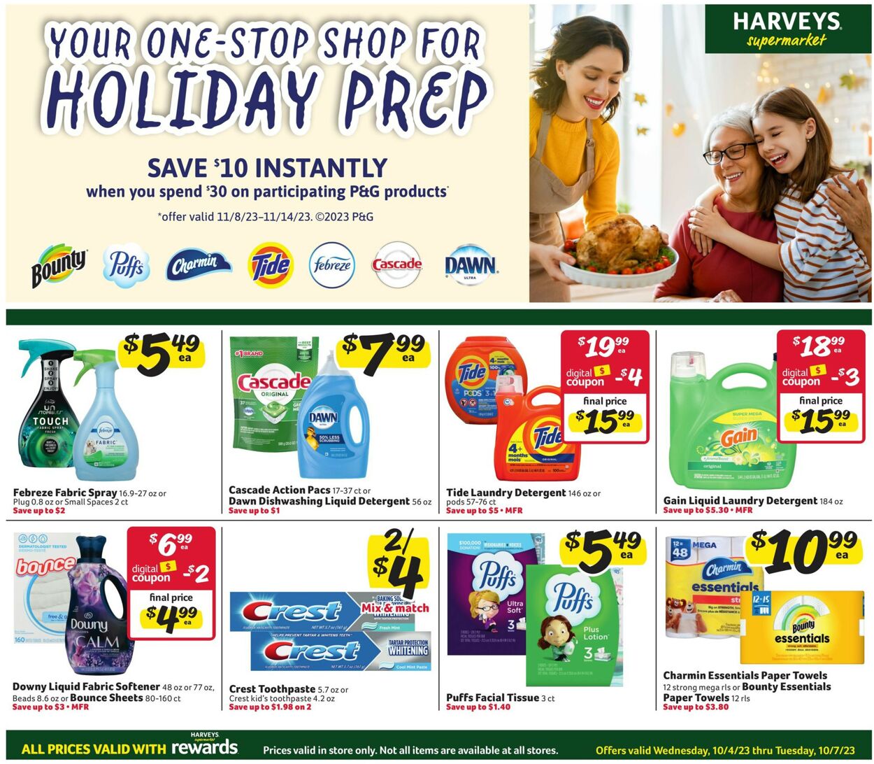Harveys Supermarket Weekly Ad Circular - valid 10/04-10/17/2023 (Page 10)