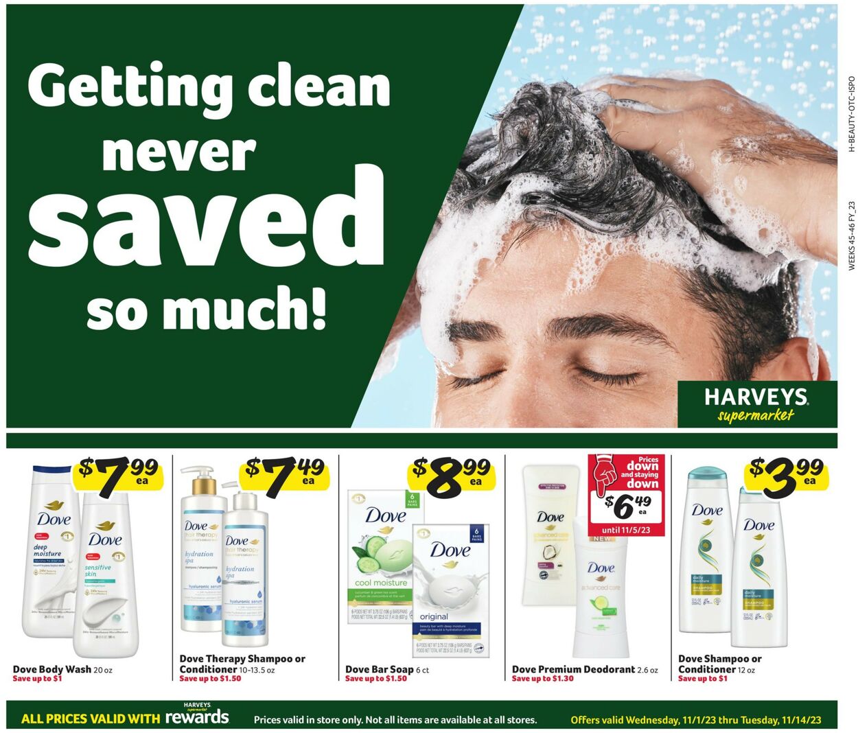 Harveys Supermarket Weekly Ad Circular - valid 11/01-11/14/2023