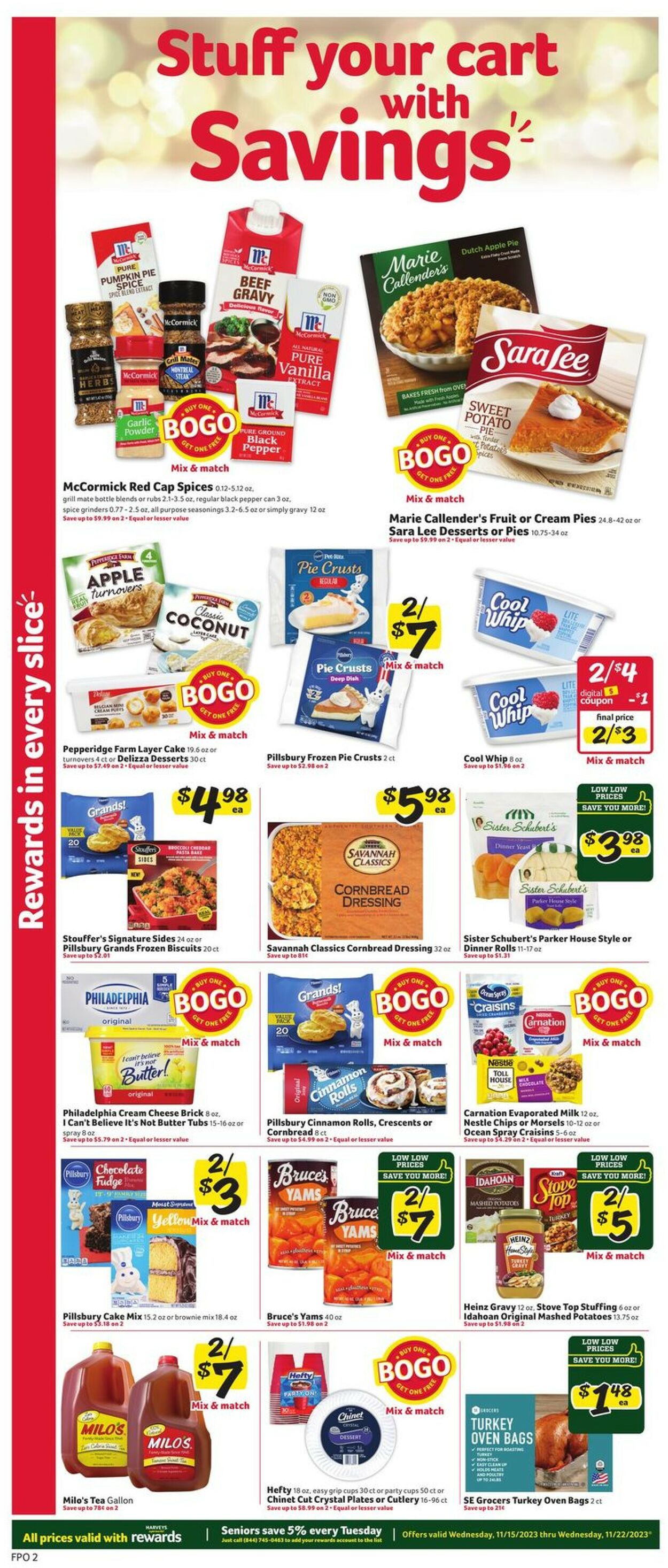 Harveys Supermarket Weekly Ad Circular - valid 11/15-11/21/2023 (Page 8)