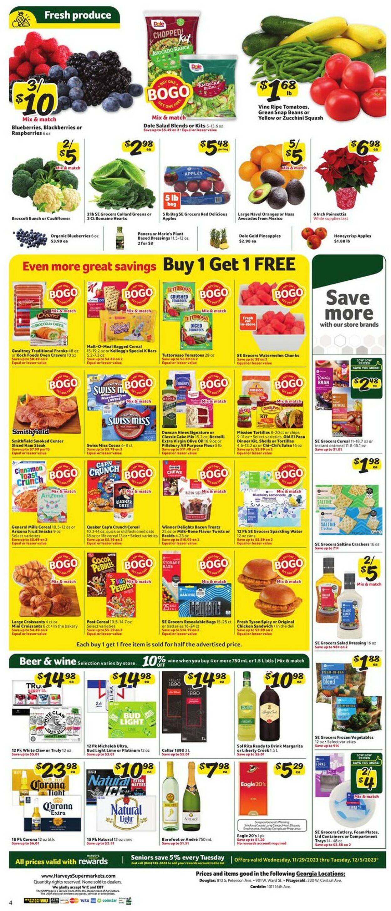 Harveys Supermarket Weekly Ad Circular - valid 11/29-12/05/2023 (Page 9)