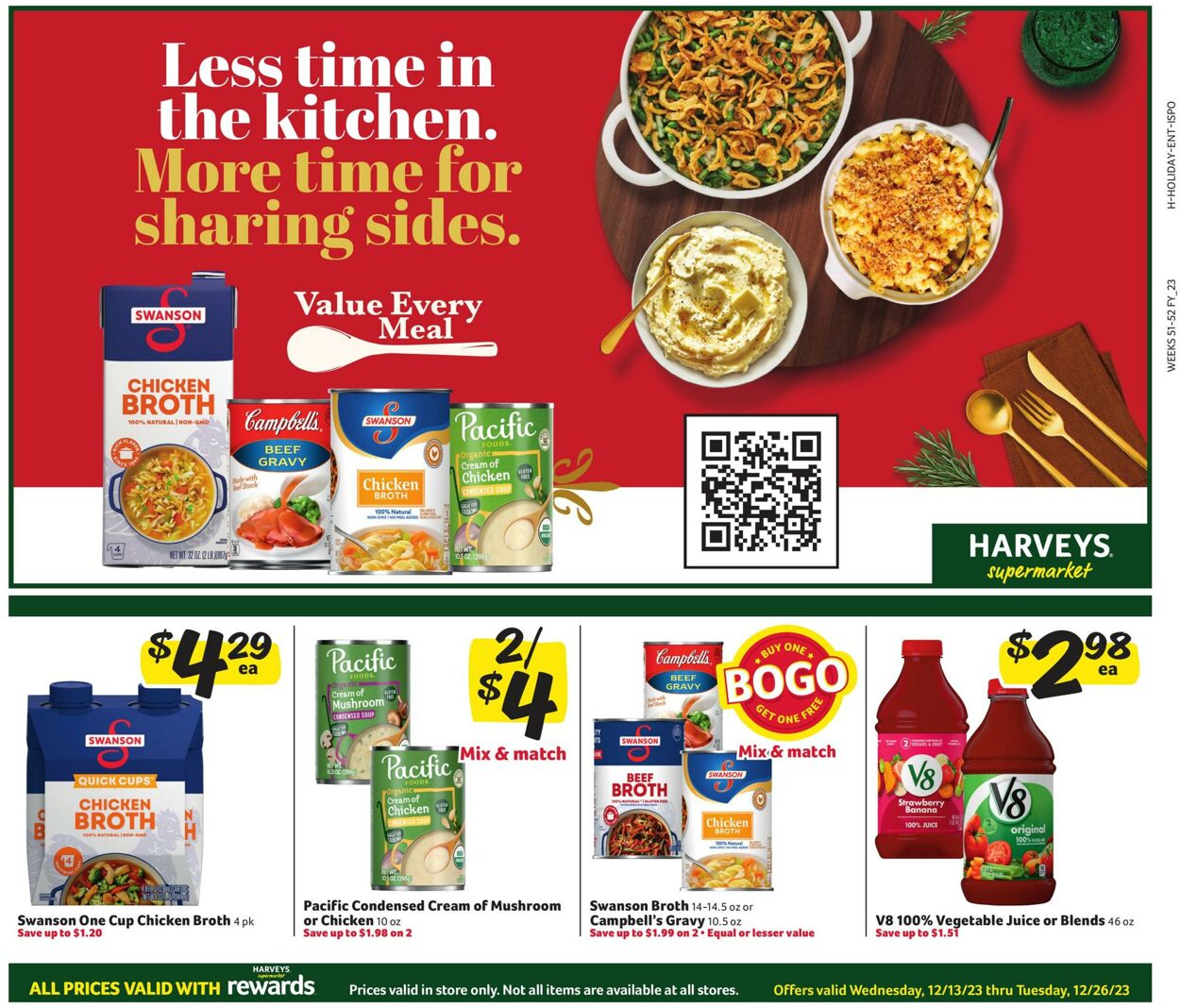 Harveys Supermarket Weekly Ad Circular - valid 12/13-12/26/2023