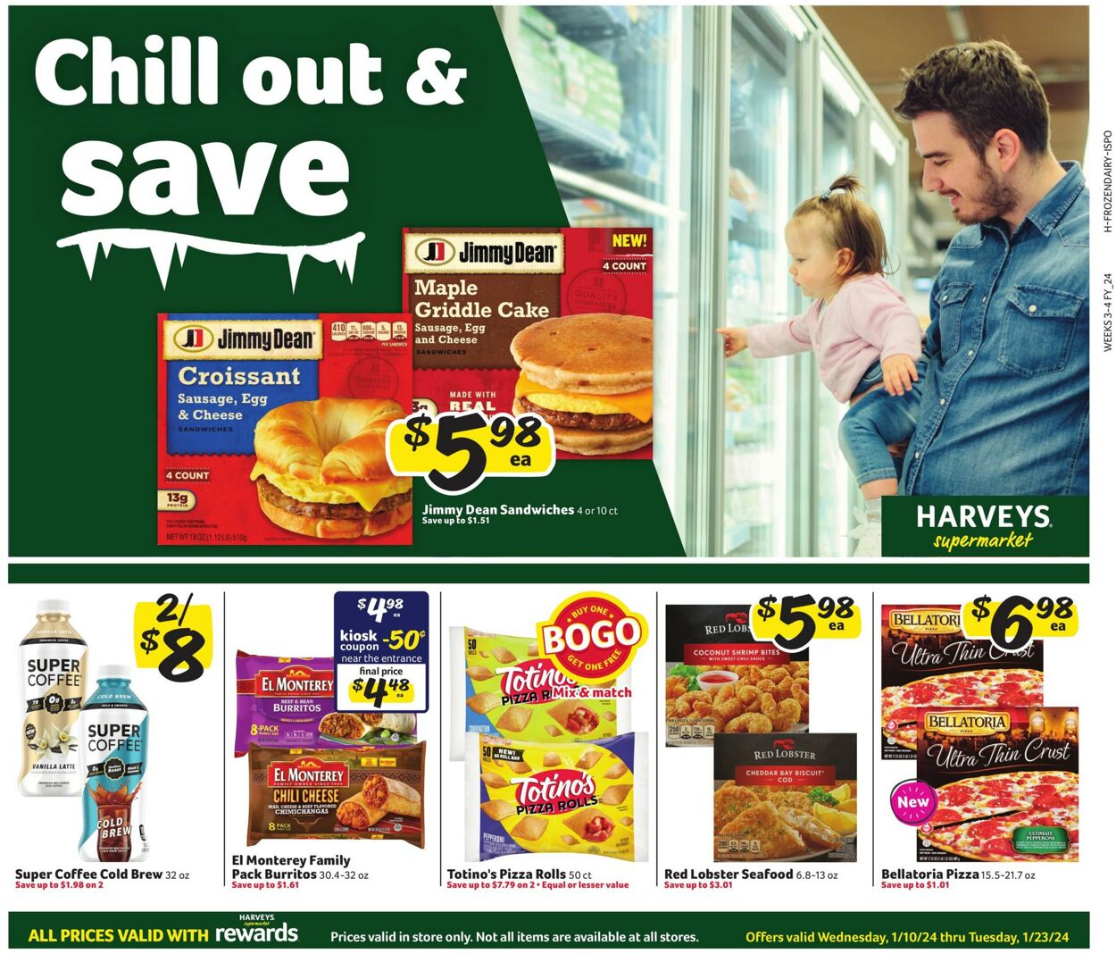 Harveys Supermarket Weekly Ad Circular - valid 01/10-01/23/2024