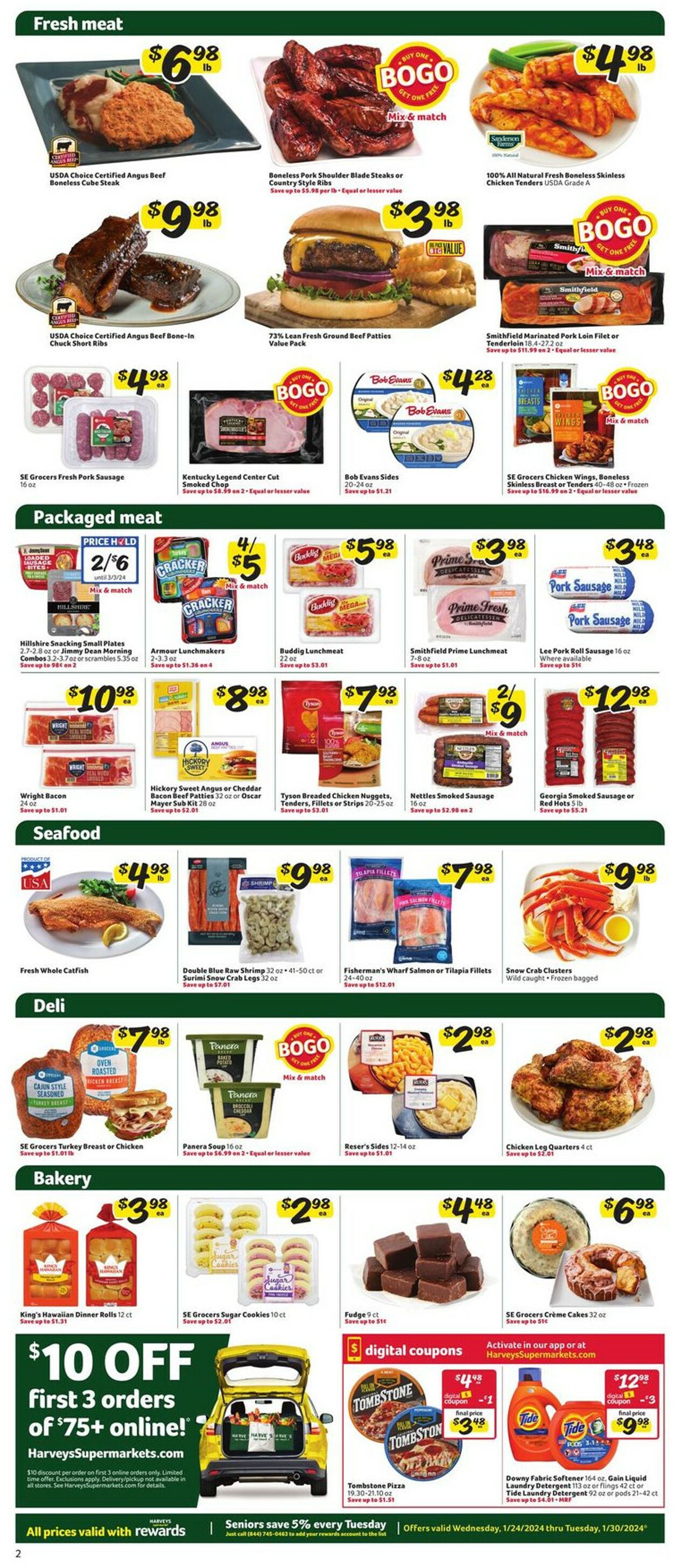 Harveys Supermarket Weekly Ad Circular - valid 01/24-01/30/2024 (Page 4)