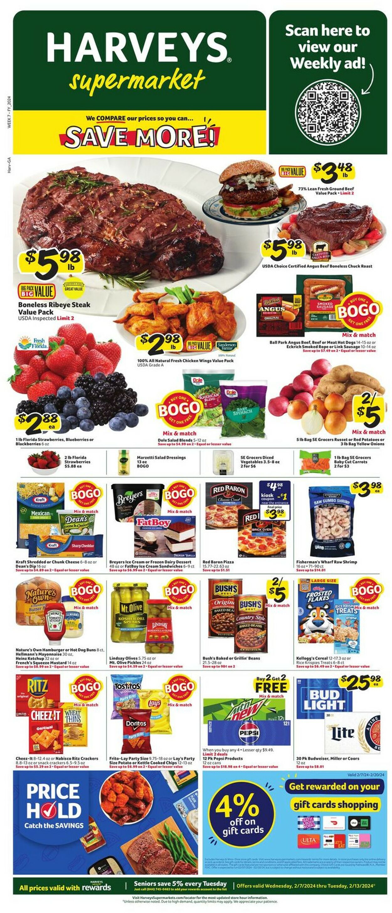 Harveys Supermarket Weekly Ad Circular - valid 02/07-02/13/2024