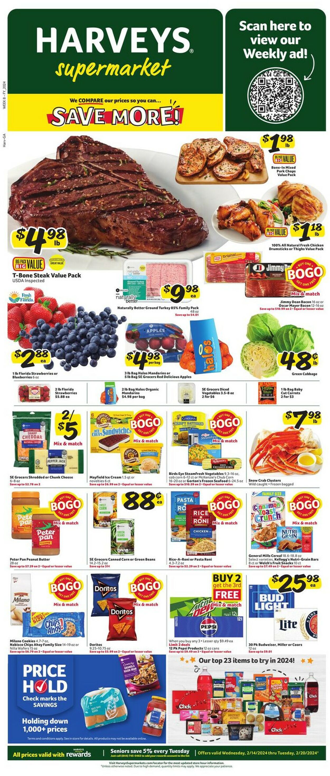 Harveys Supermarket Weekly Ad Circular - valid 02/14-02/20/2024