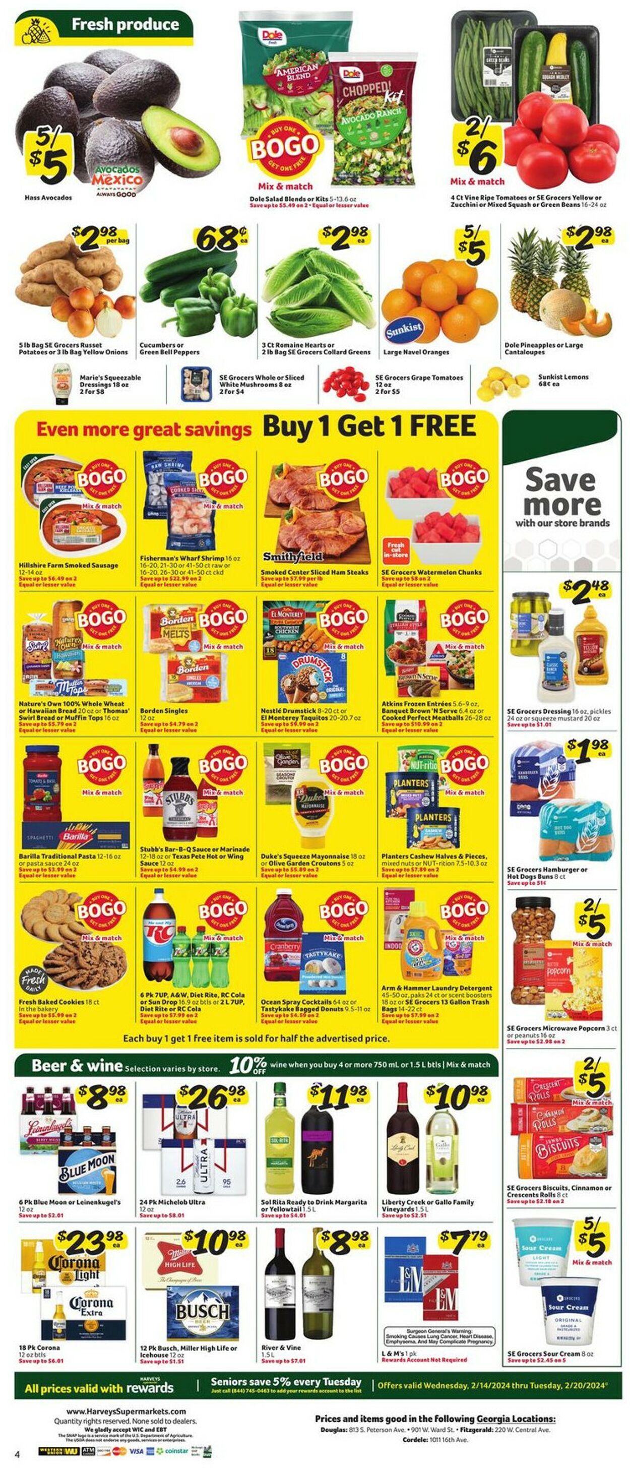 Harveys Supermarket Weekly Ad Circular - valid 02/14-02/20/2024 (Page 9)