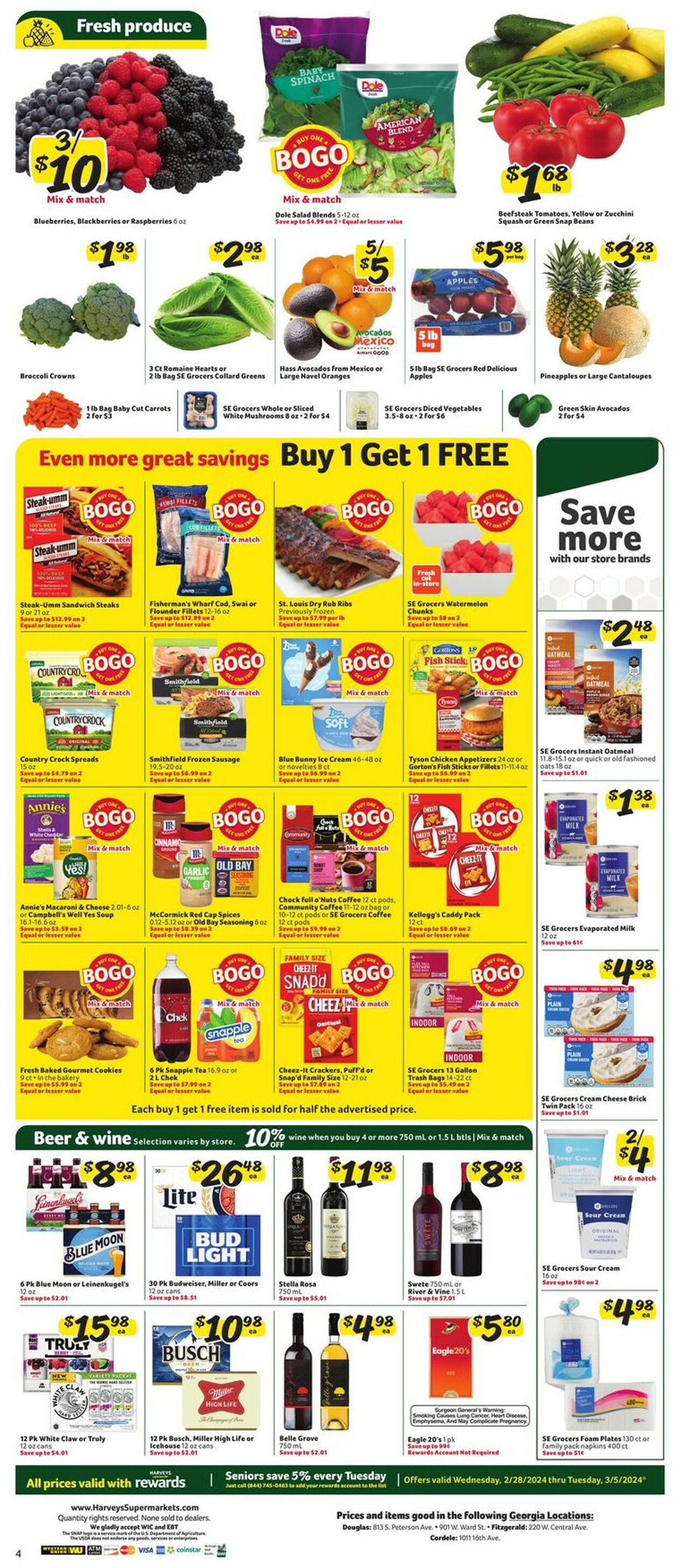 Harveys Supermarket Weekly Ad Circular - valid 02/28-03/05/2024 (Page 9)