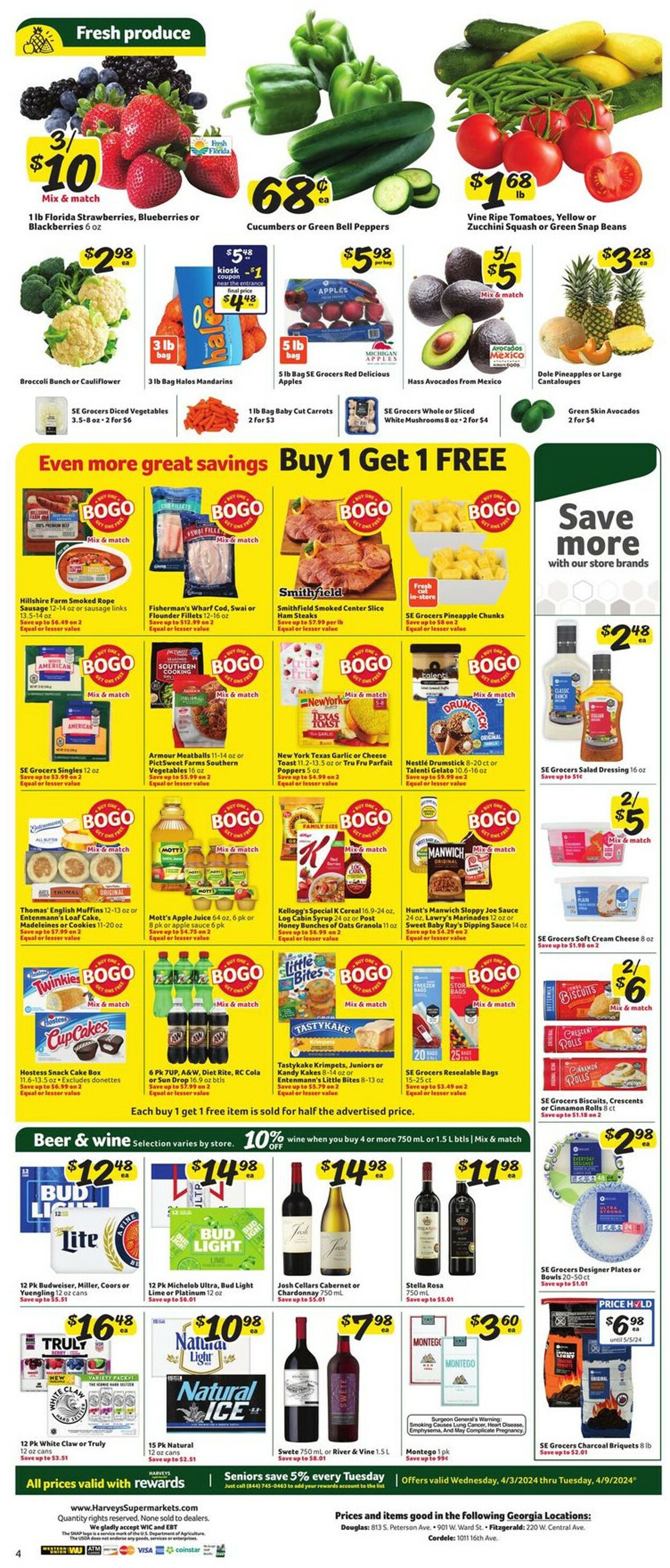 Harveys Supermarket Weekly Ad Circular - valid 04/03-04/09/2024 (Page 9)