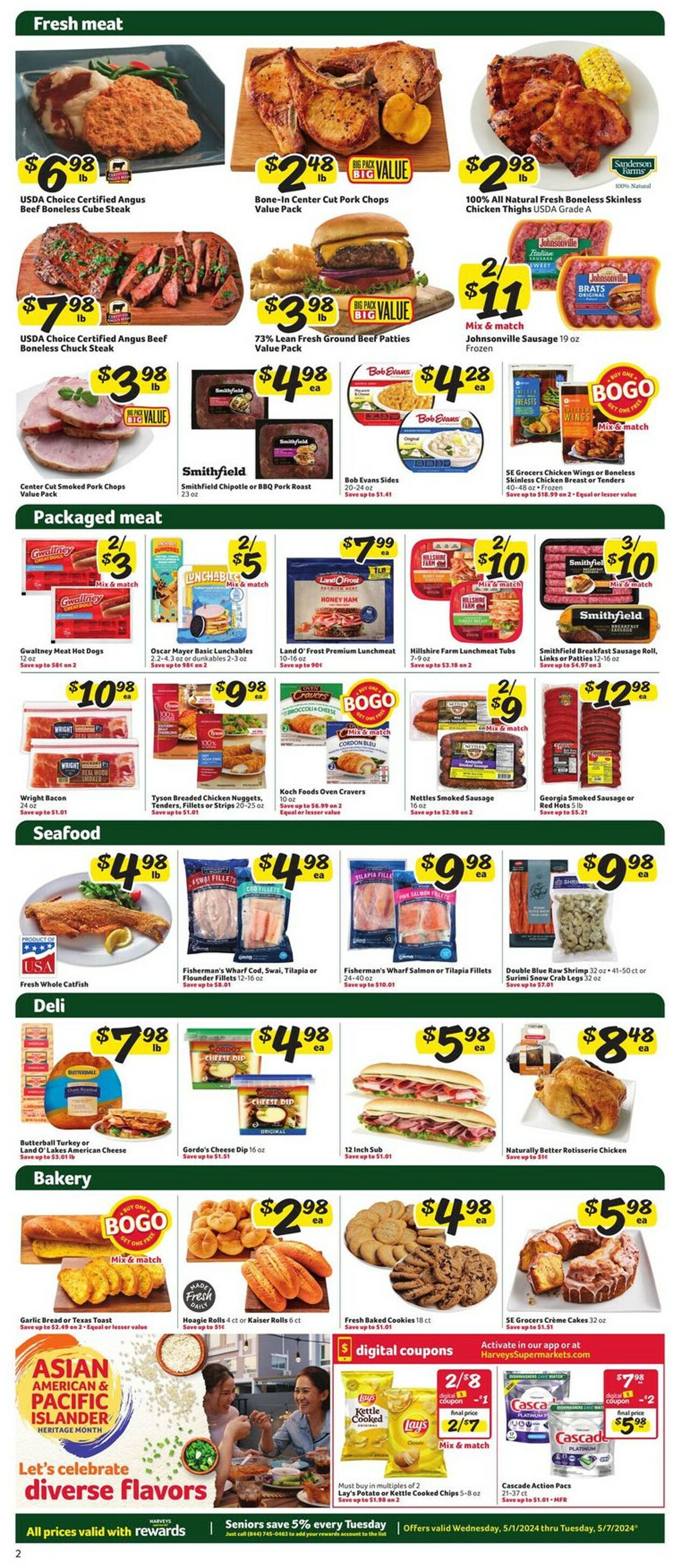 Harveys Supermarket Weekly Ad Circular - valid 05/01-05/07/2024 (Page 4)