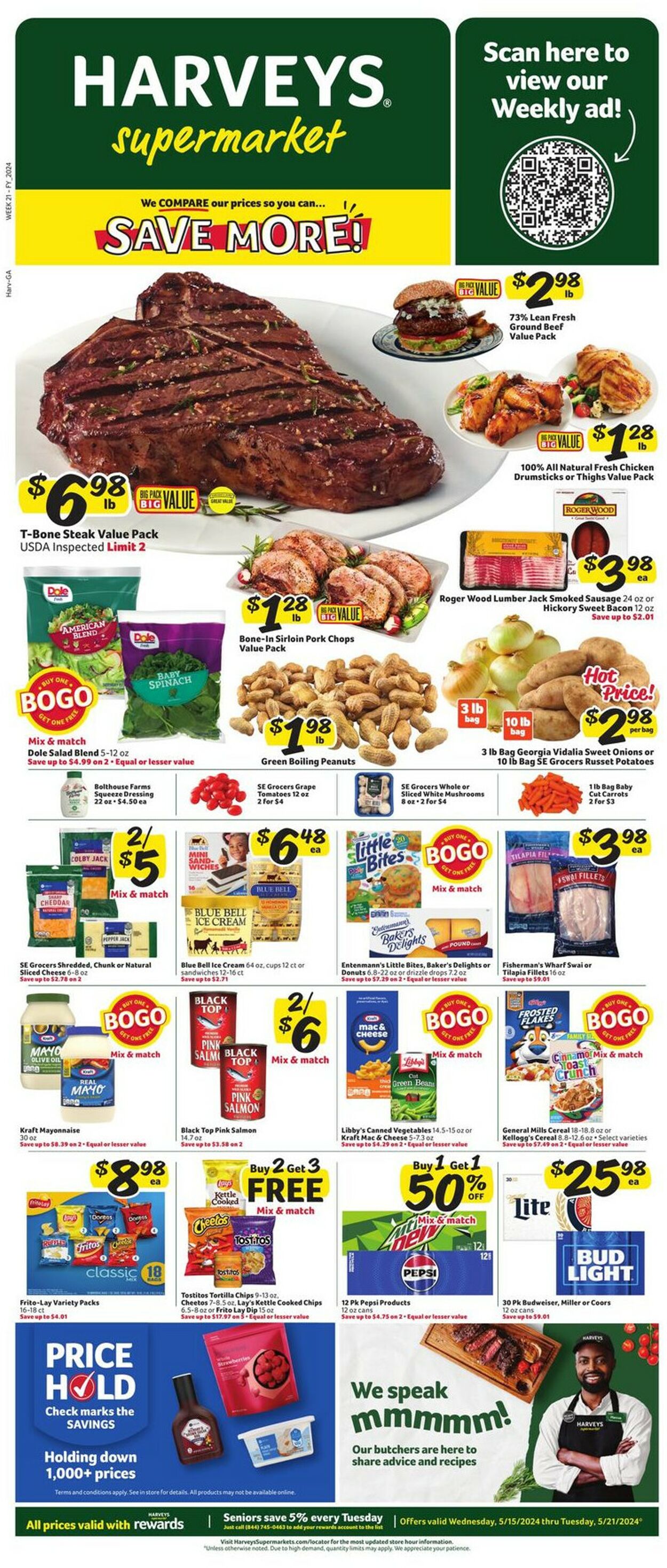 Harveys Supermarket Weekly Ad Circular - valid 05/15-05/21/2024