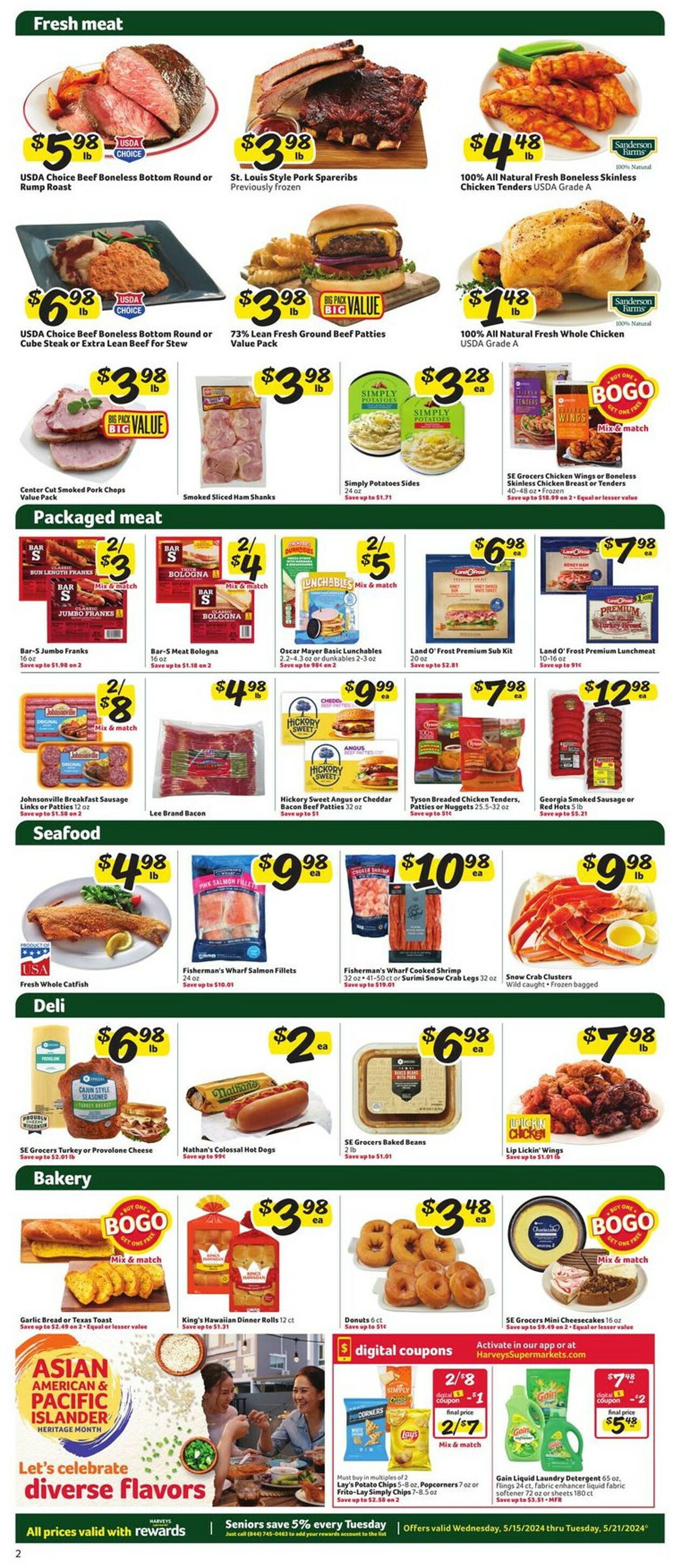 Harveys Supermarket Weekly Ad Circular - valid 05/15-05/21/2024 (Page 4)