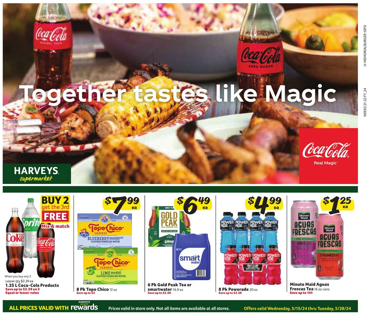 Harveys Supermarket Weekly Ad Circular - valid 05/15-05/28/2024