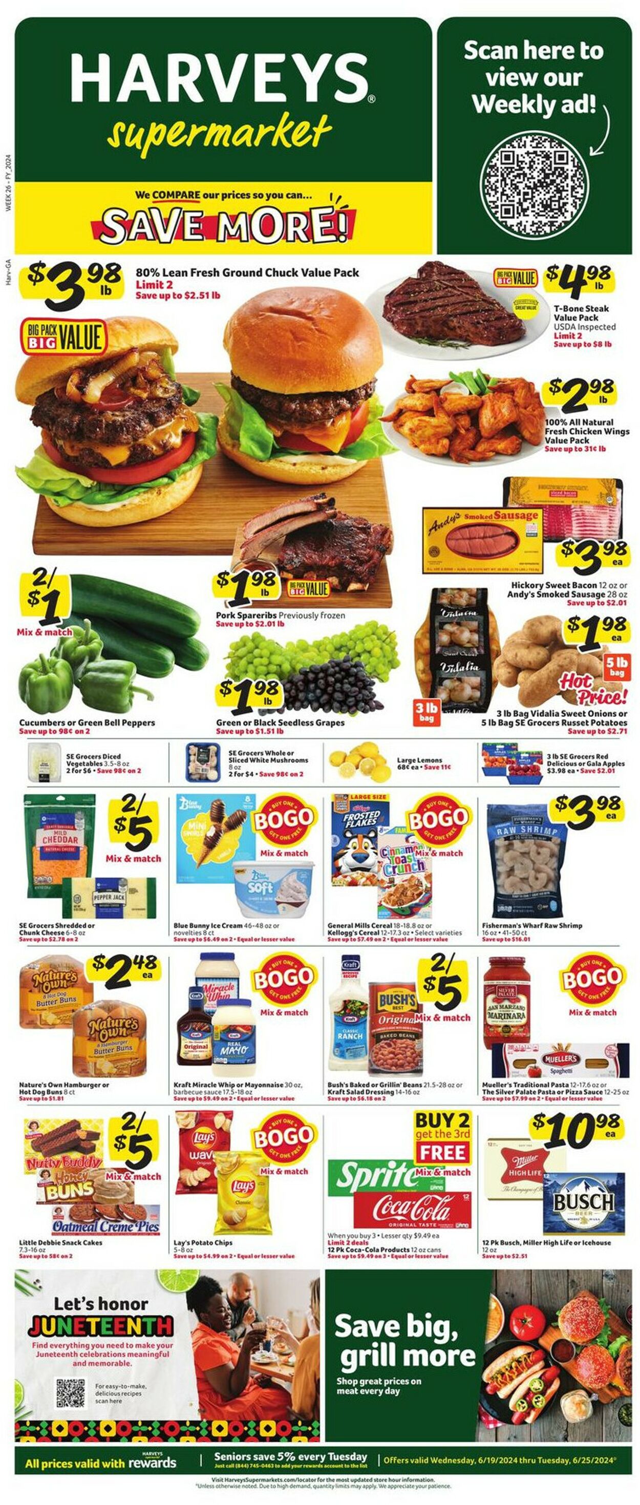 Harveys Supermarket Weekly Ad Circular - valid 06/19-06/25/2024