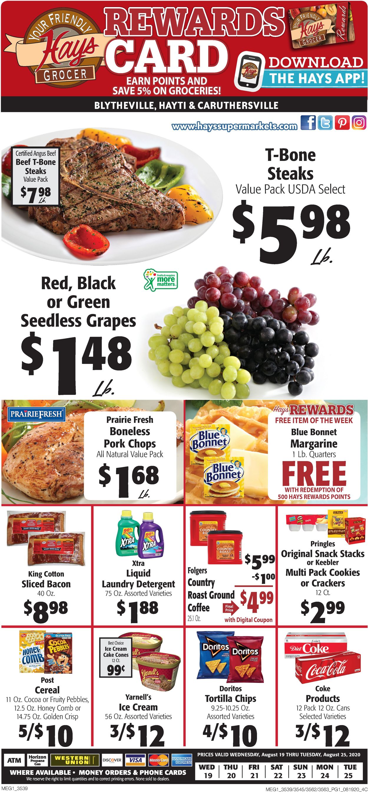 Hays Supermarket Weekly Ad Circular - valid 08/19-08/25/2020