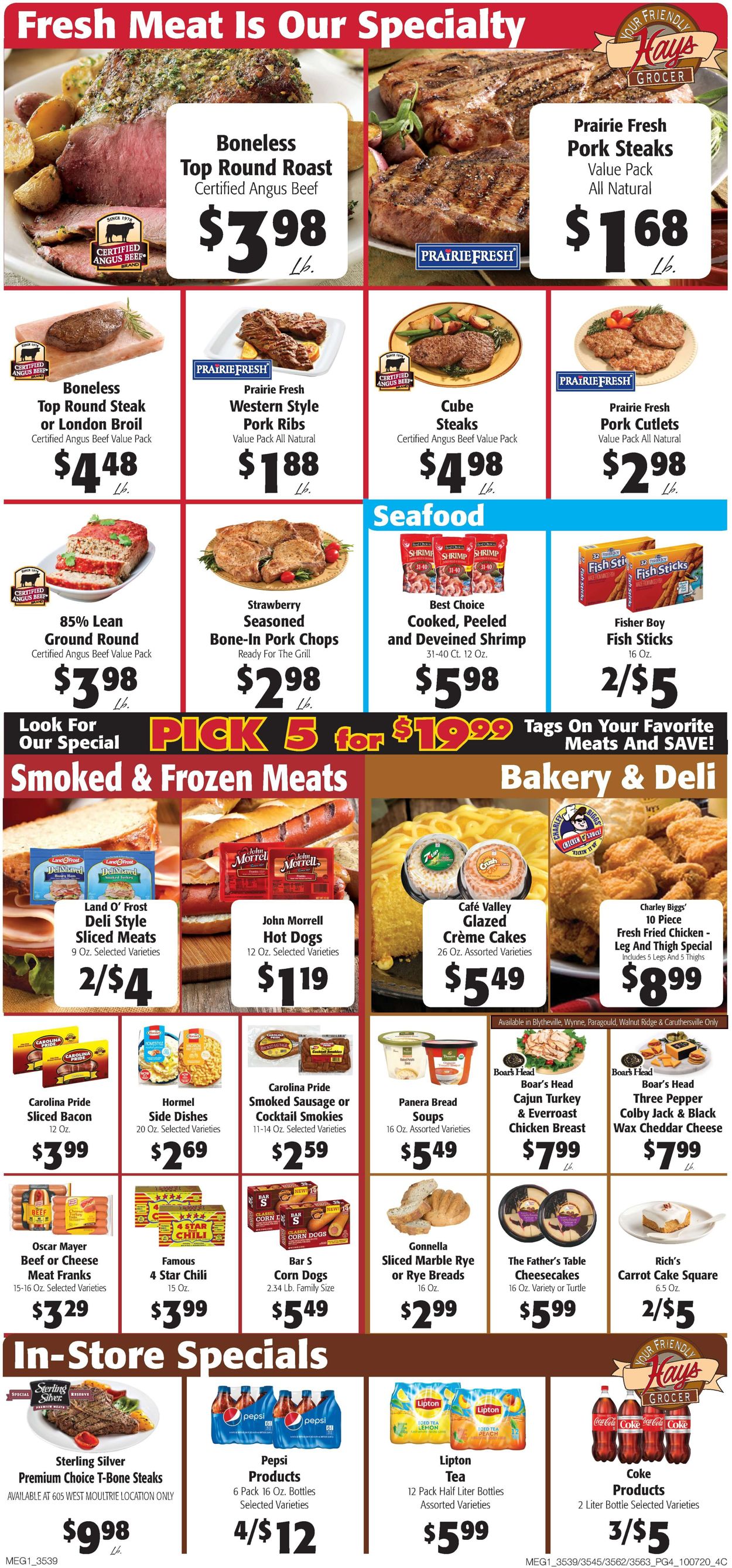 Hays Supermarket Weekly Ad Circular - valid 10/07-10/13/2020 (Page 4)