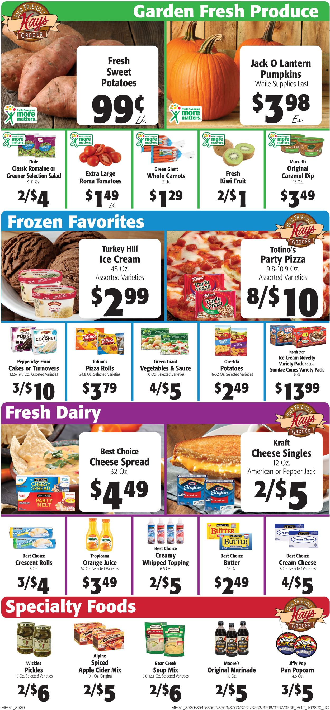 Hays Supermarket Weekly Ad Circular - valid 10/28-11/03/2020 (Page 4)