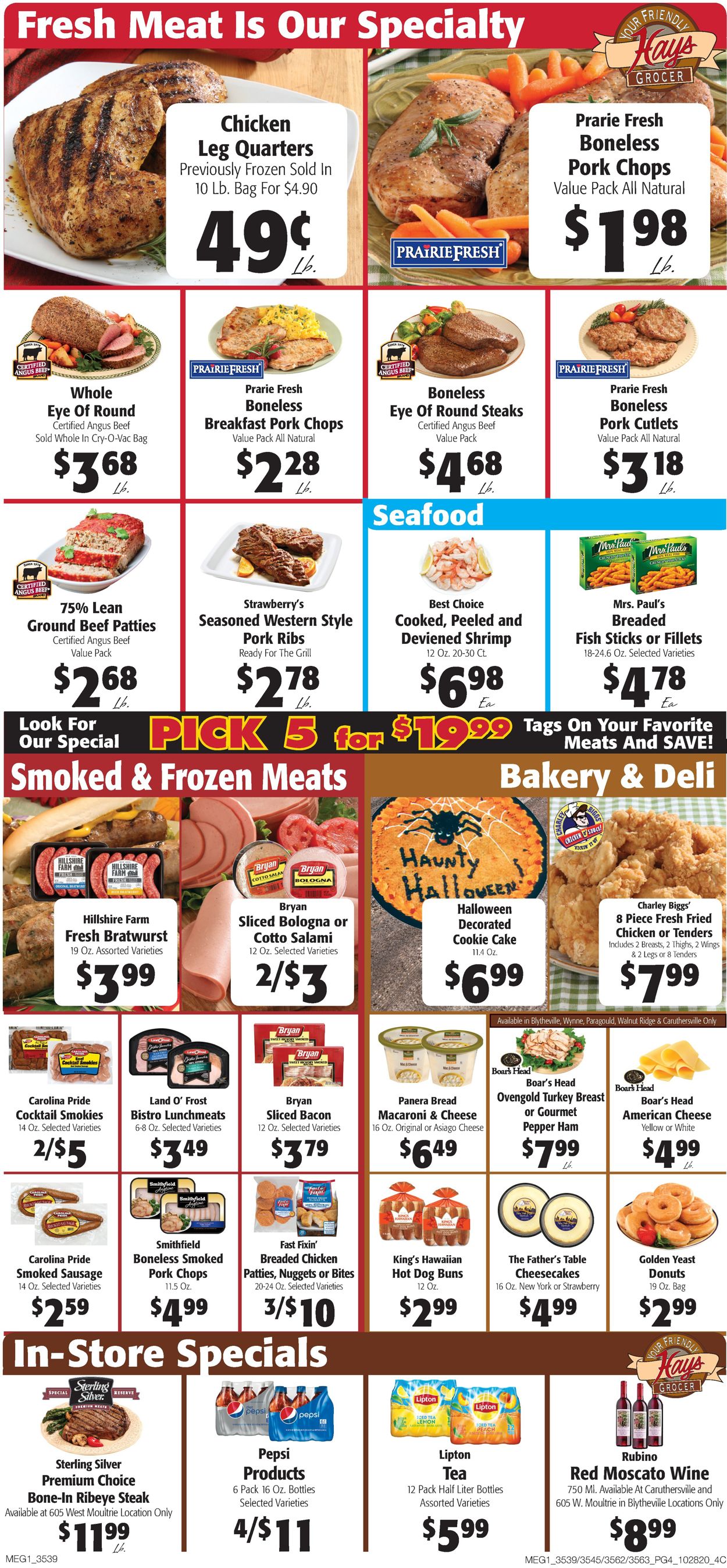 Hays Supermarket Weekly Ad Circular - valid 10/28-11/03/2020 (Page 6)