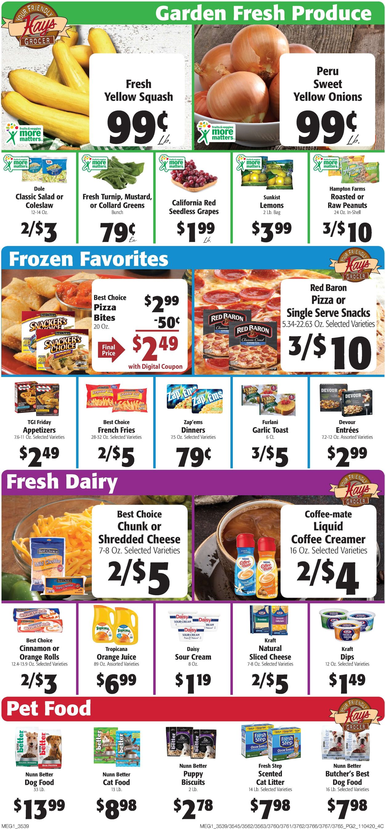 Hays Supermarket Weekly Ad Circular - valid 11/04-11/10/2020 (Page 2)