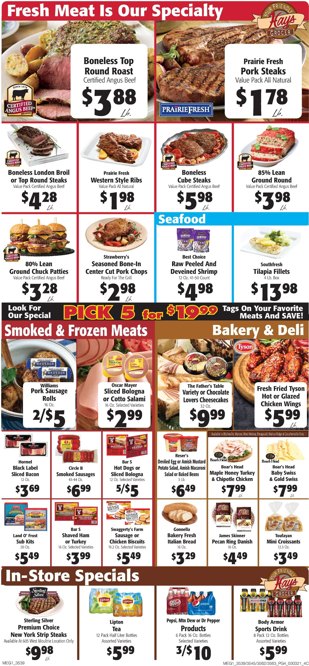 Hays Supermarket Weekly Ad Circular - valid 03/03-03/09/2021 (Page 6)