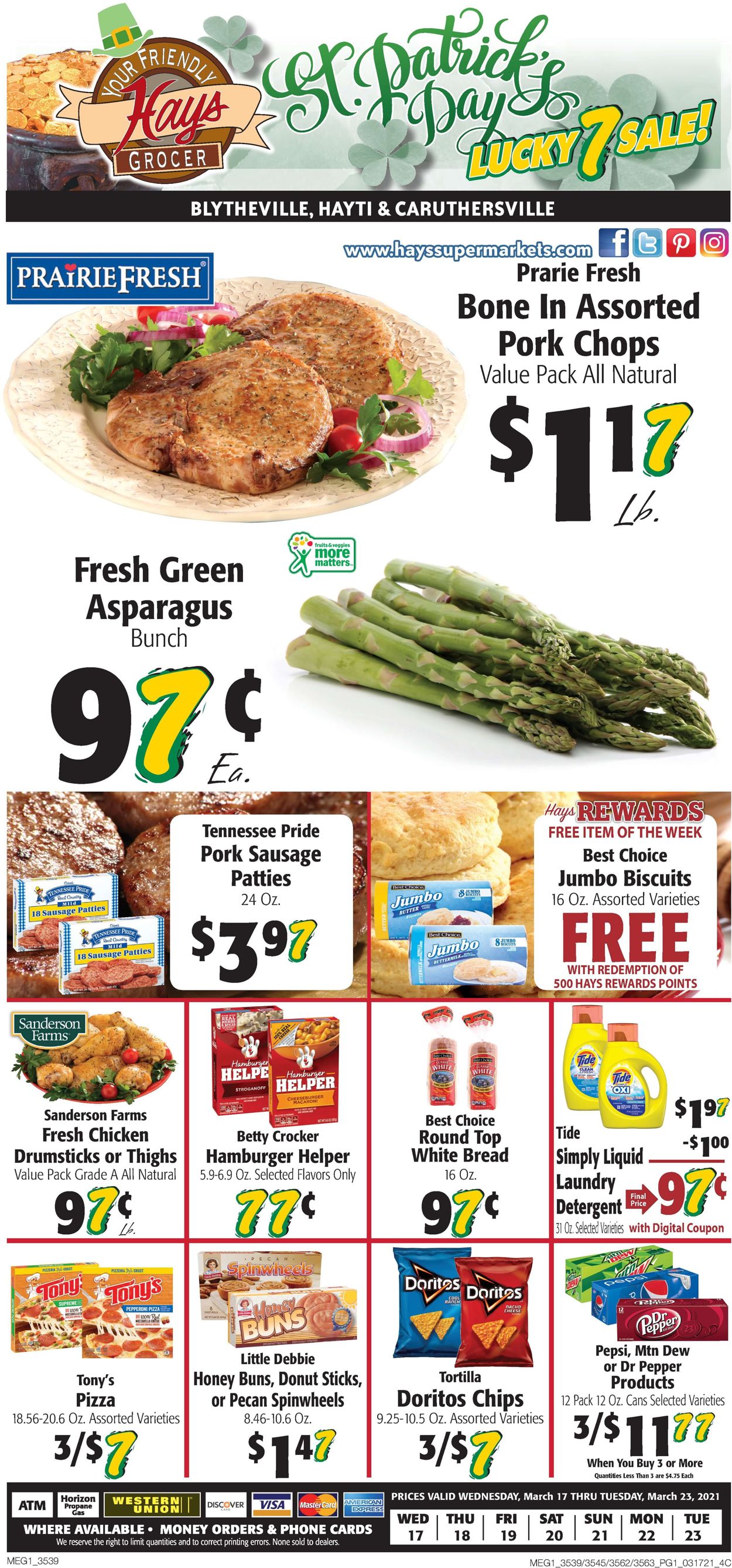 Hays Supermarket Weekly Ad Circular - valid 03/17-03/23/2021 (Page 3)