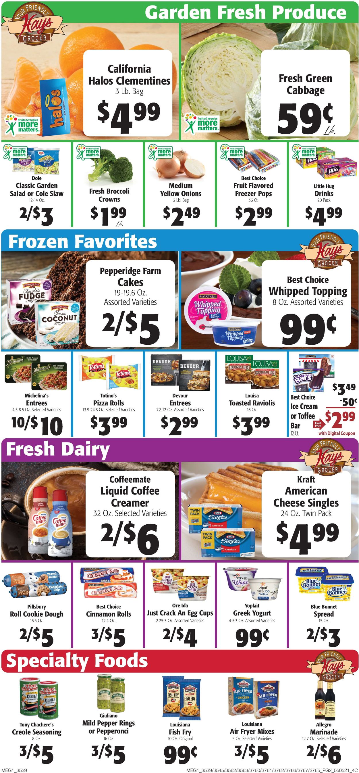 Hays Supermarket Weekly Ad Circular - valid 05/05-05/11/2021 (Page 4)
