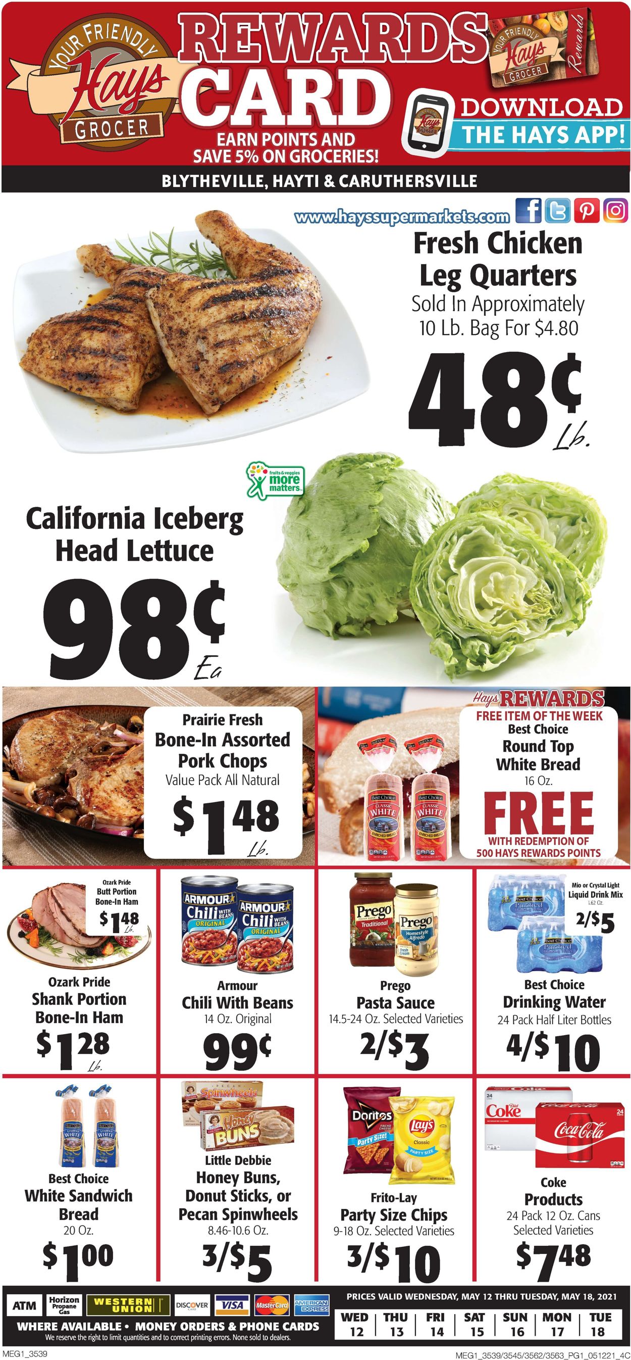 Hays Supermarket Weekly Ad Circular - valid 05/12-05/18/2021 (Page 3)
