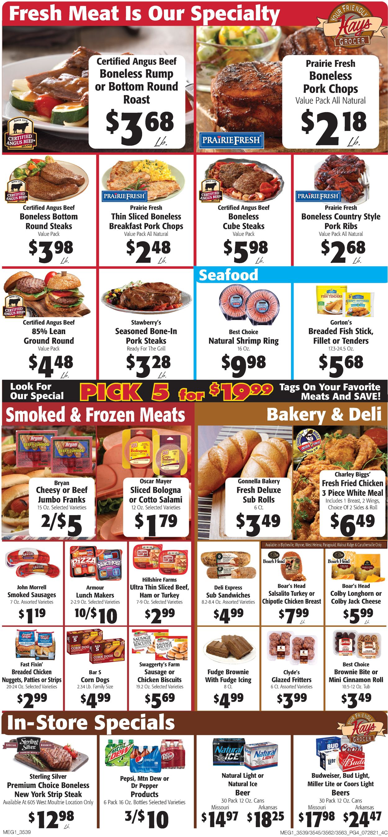 Hays Supermarket Weekly Ad Circular - valid 07/28-08/03/2021 (Page 6)