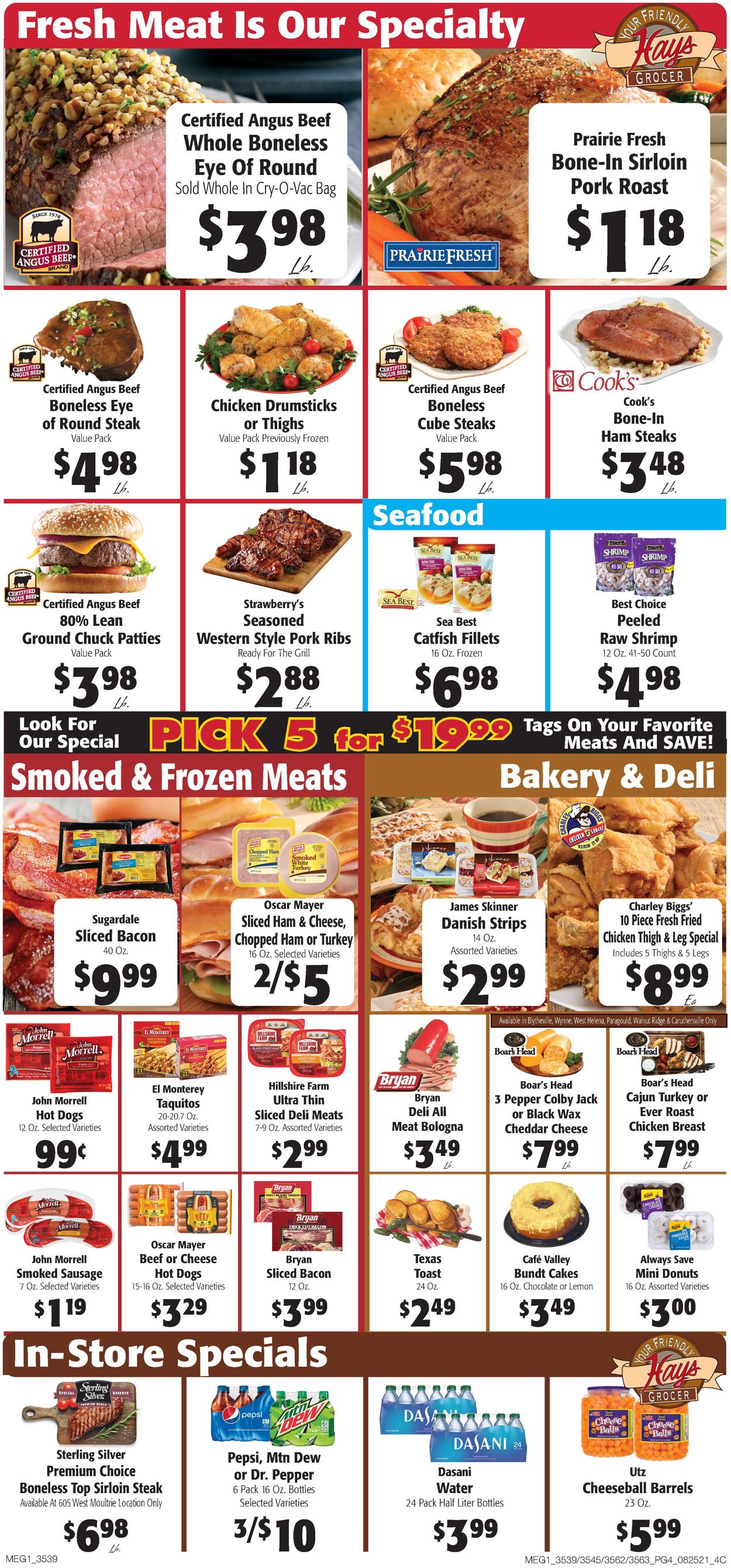 Hays Supermarket Weekly Ad Circular - valid 08/25-08/31/2021 (Page 4)