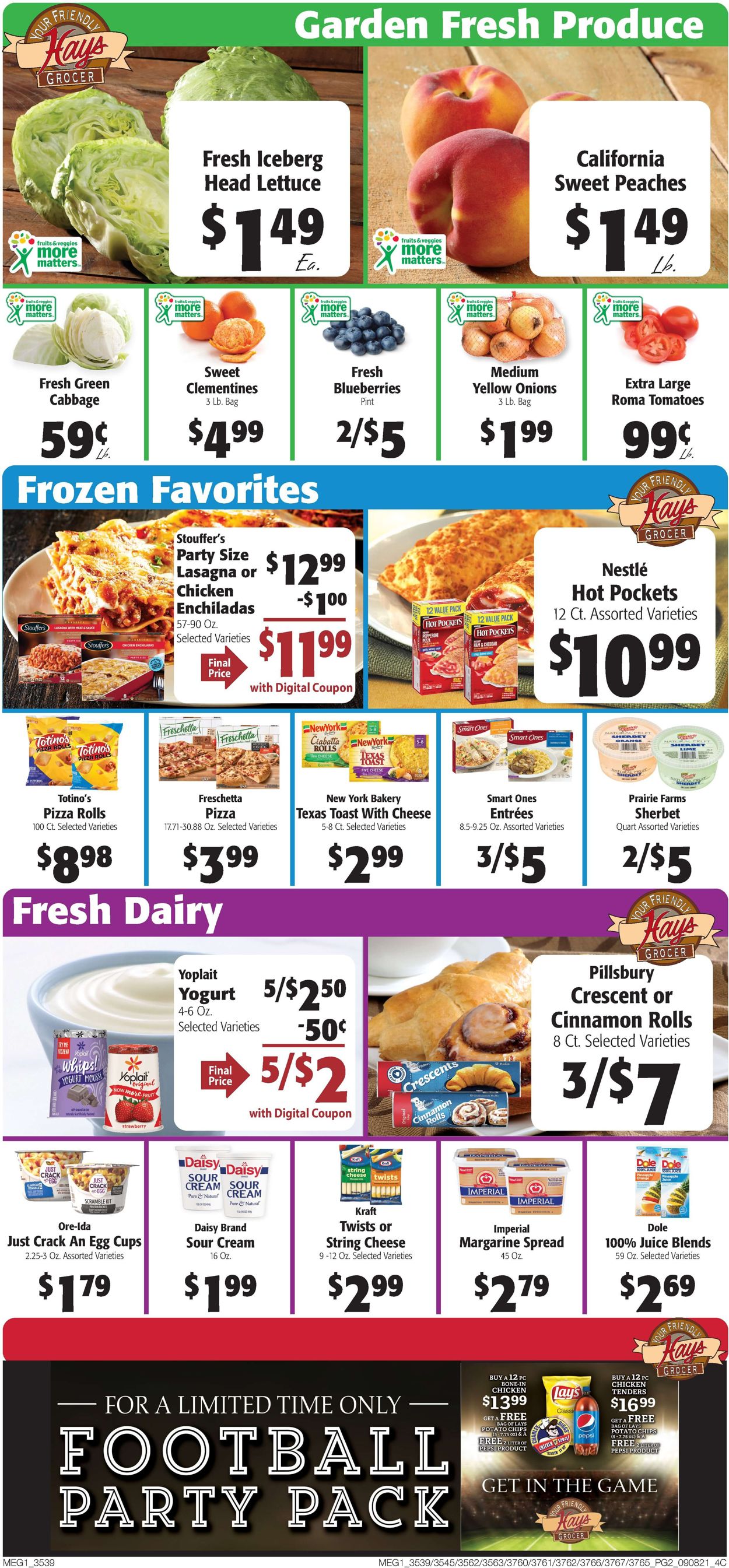 Hays Supermarket Weekly Ad Circular - valid 09/08-09/14/2021 (Page 2)