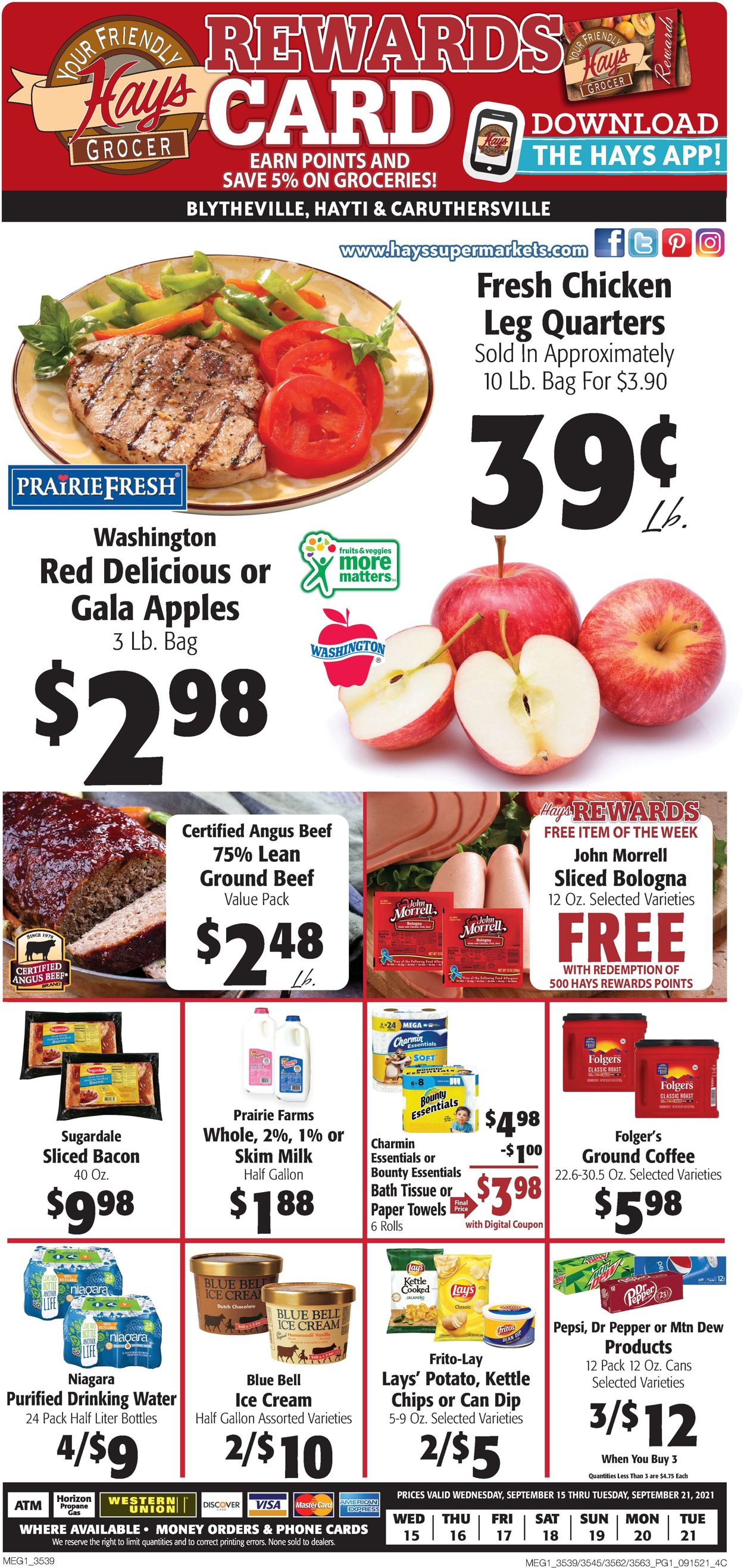 Hays Supermarket Weekly Ad Circular - valid 09/15-09/21/2021 (Page 3)