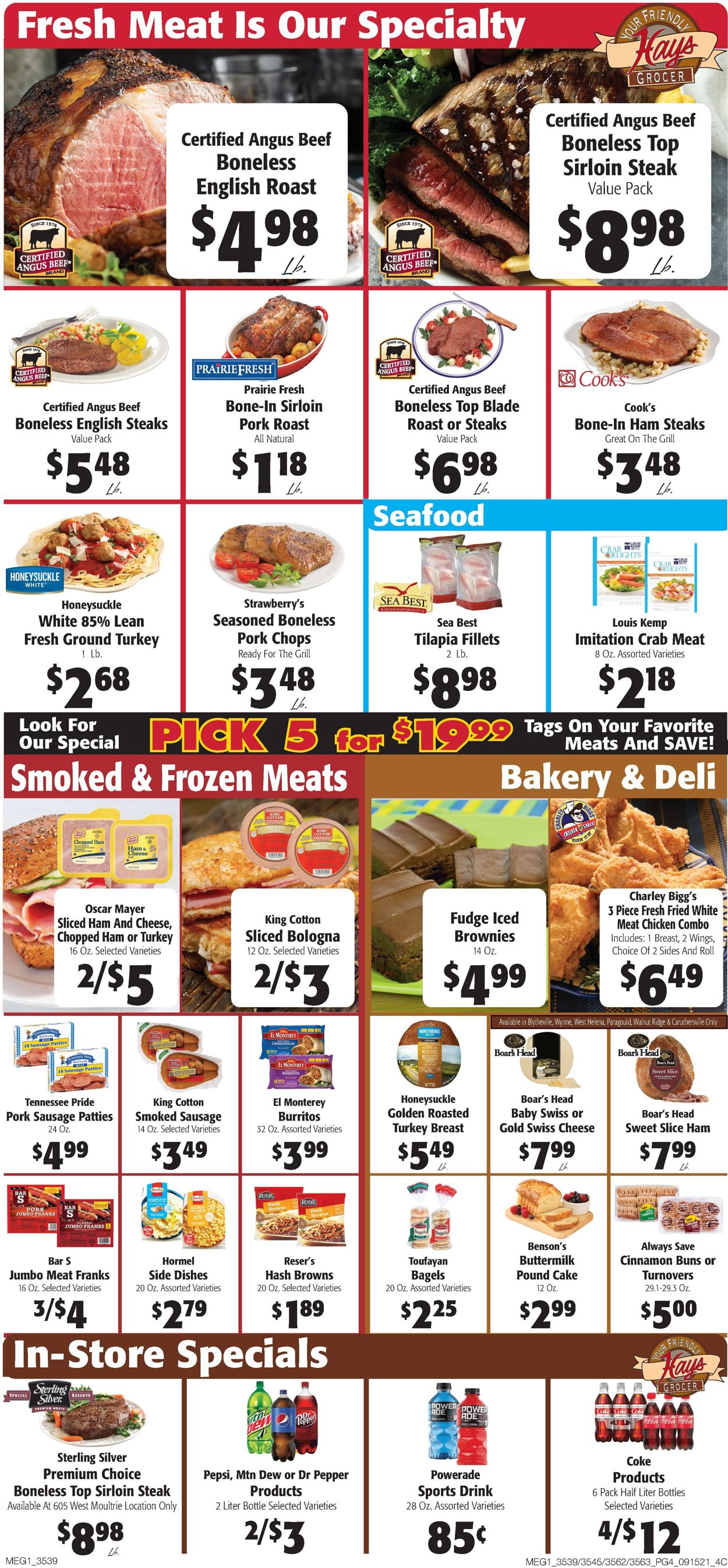 Hays Supermarket Weekly Ad Circular - valid 09/15-09/21/2021 (Page 6)