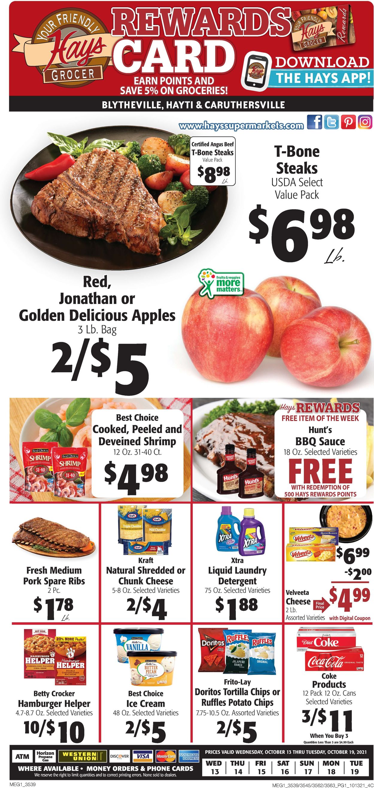 Hays Supermarket Weekly Ad Circular - valid 10/13-10/19/2021